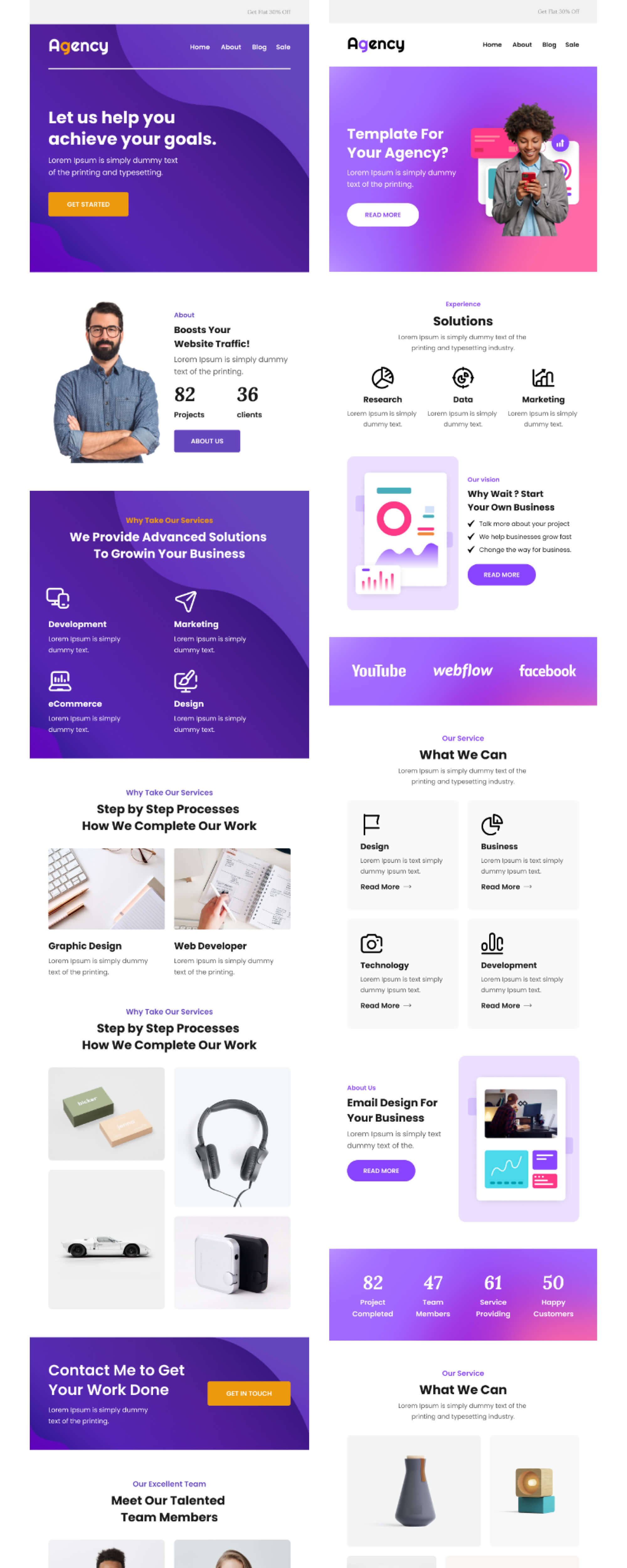 Agency - Email Design System For Agency presentation image
