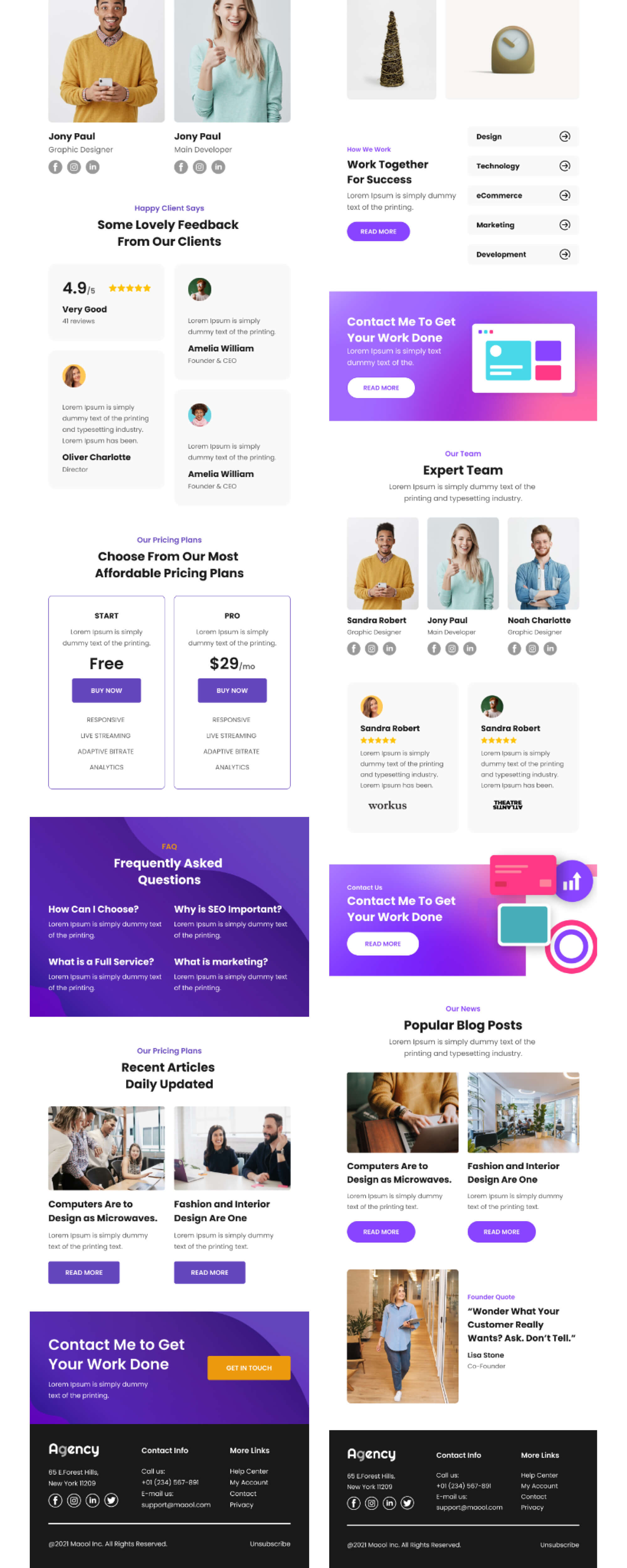 Agency - Email Design System For Agency presentation image