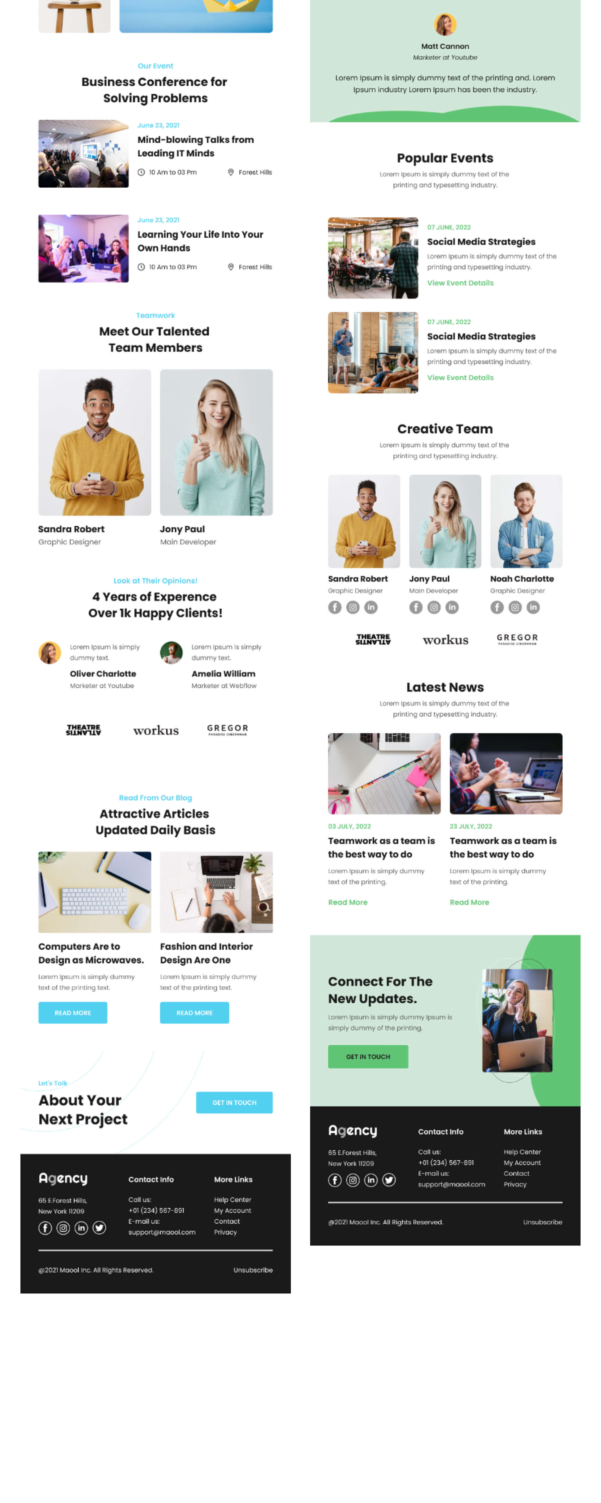 Agency - Email Design System For Agency presentation image