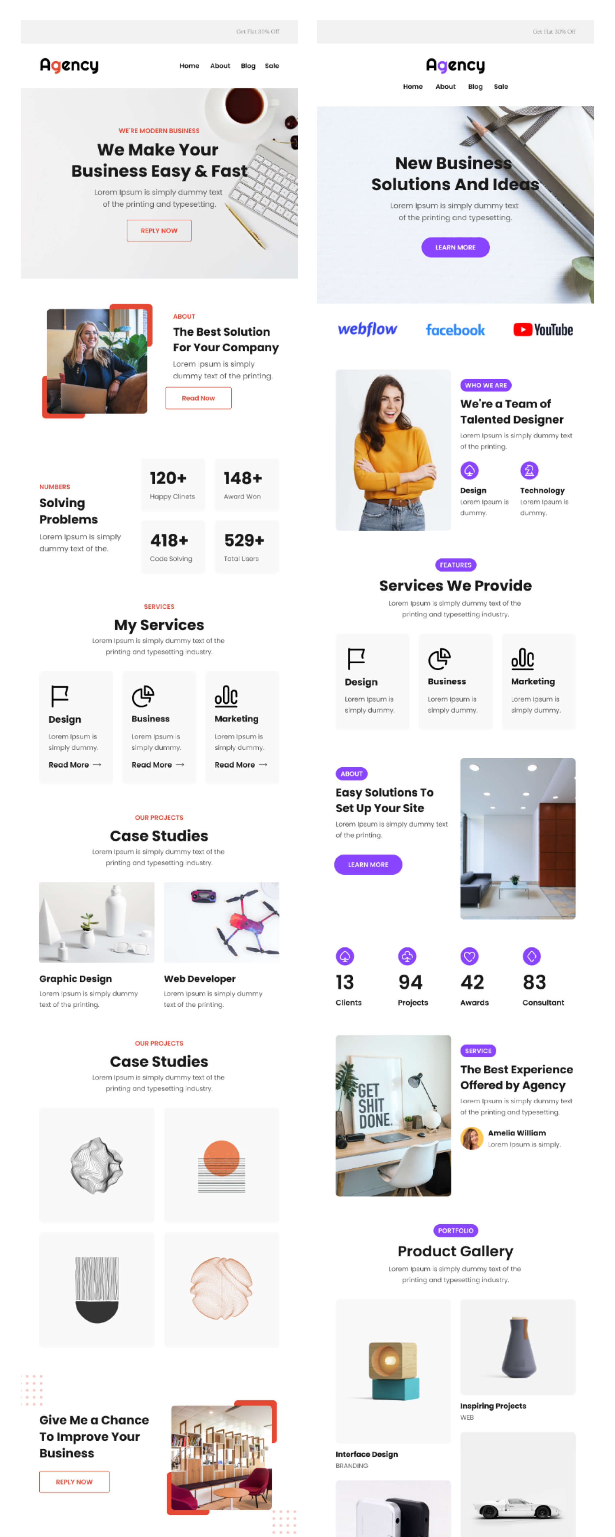 Agency - Email Design System For Agency presentation image