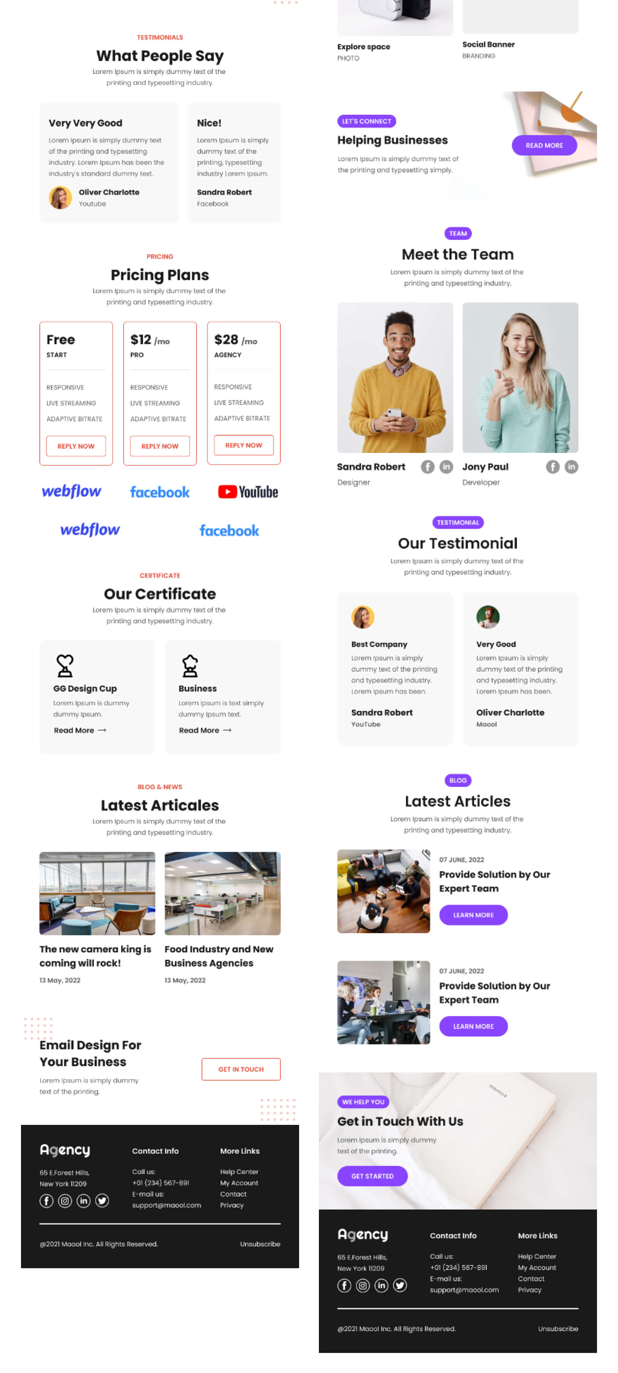 Agency - Email Design System For Agency presentation image