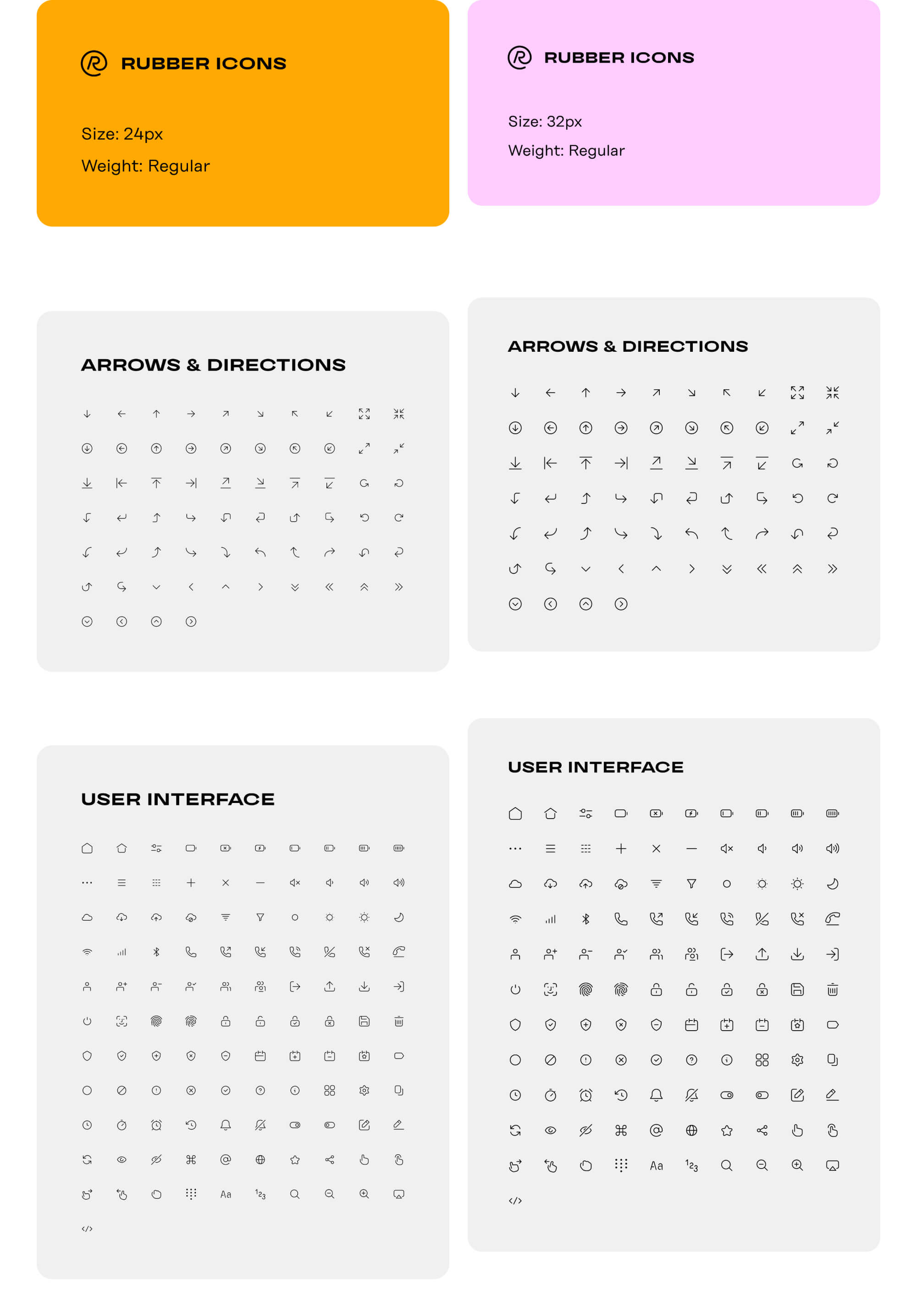 Rubber Icons presentation image