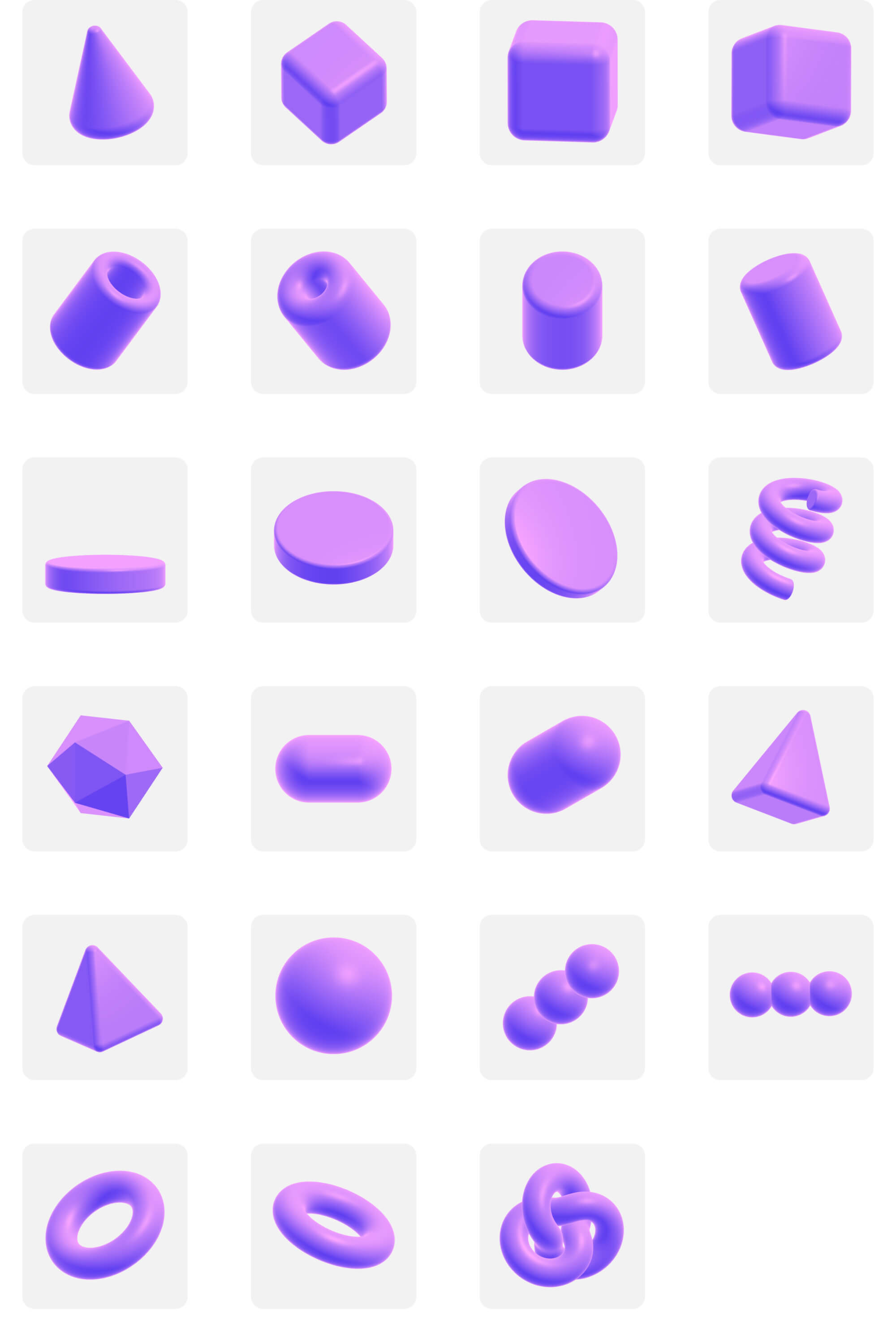 Glaze - 3D Icons FREE SAMPLE presentation image