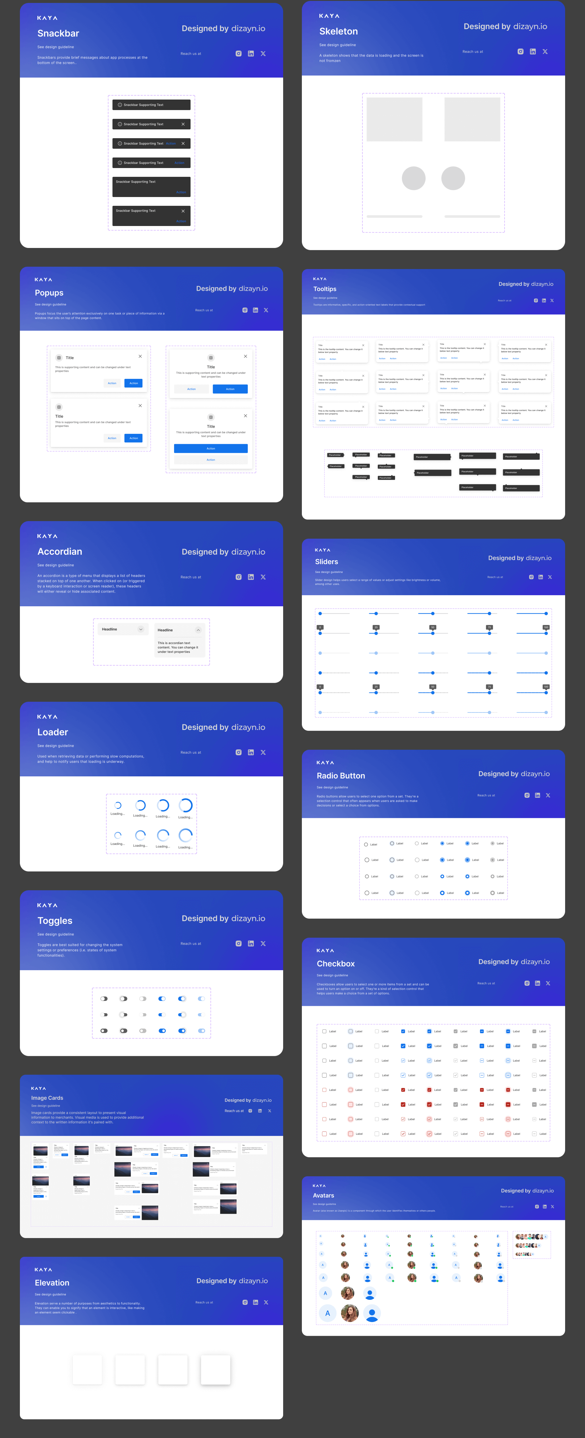 KAYA Design System presentation image