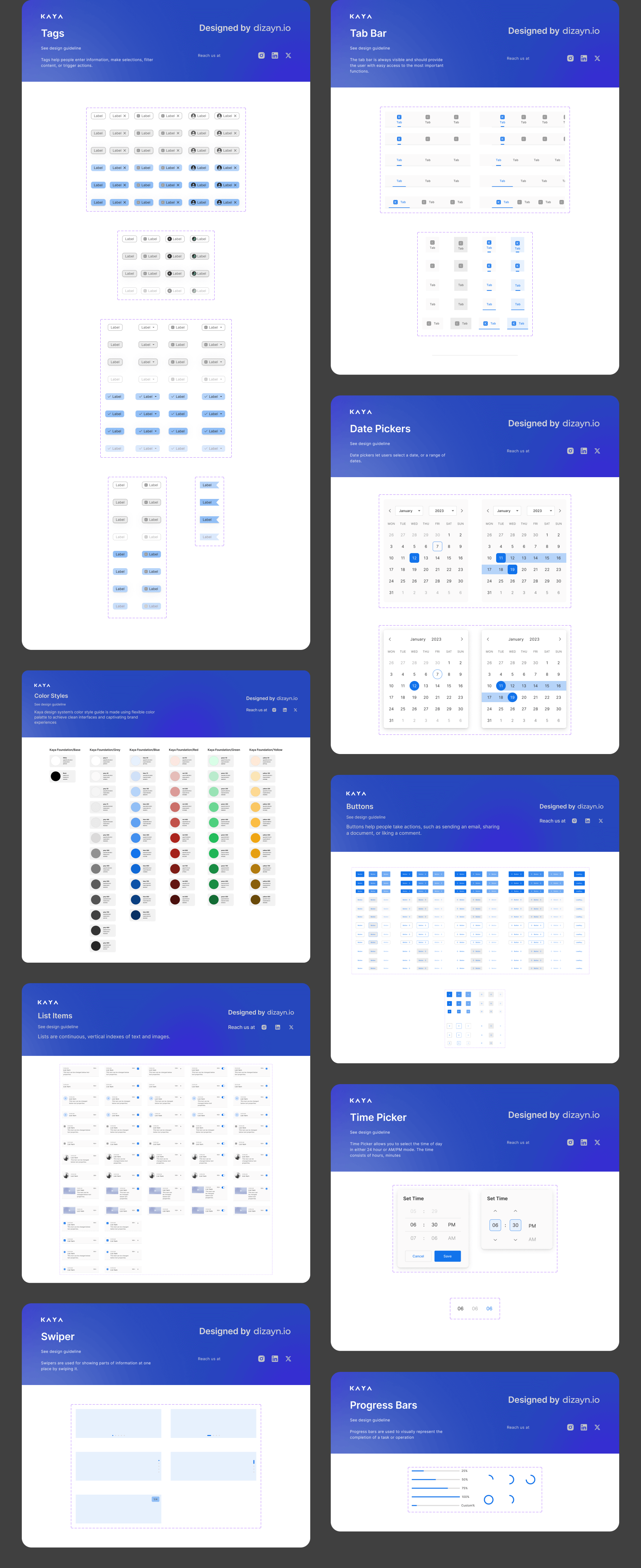 KAYA Design System presentation image