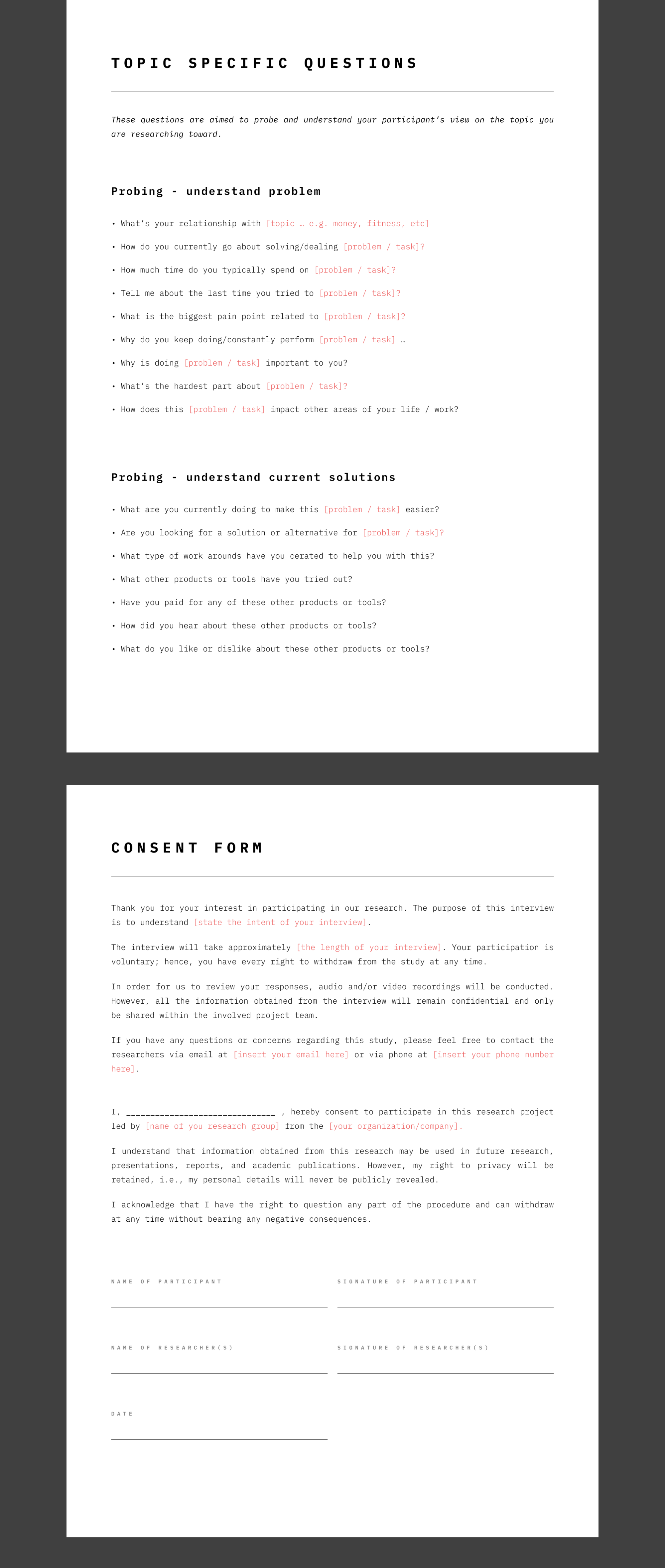 User Interview Scripts presentation image