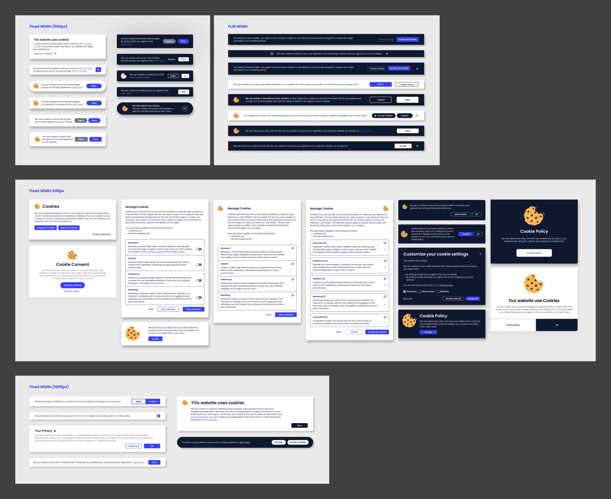 Cookie Popup Template presentation image