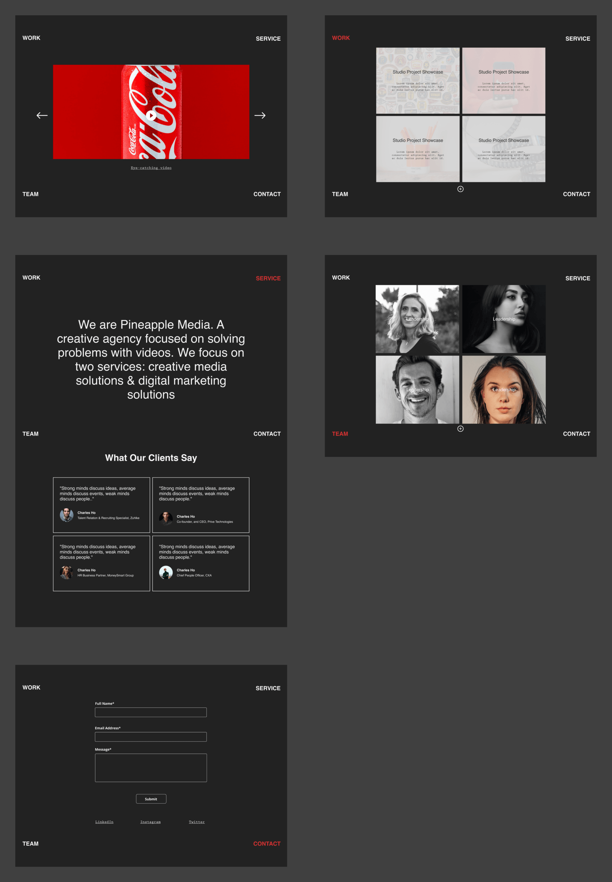 Web Design/Design Studio Web Template presentation image