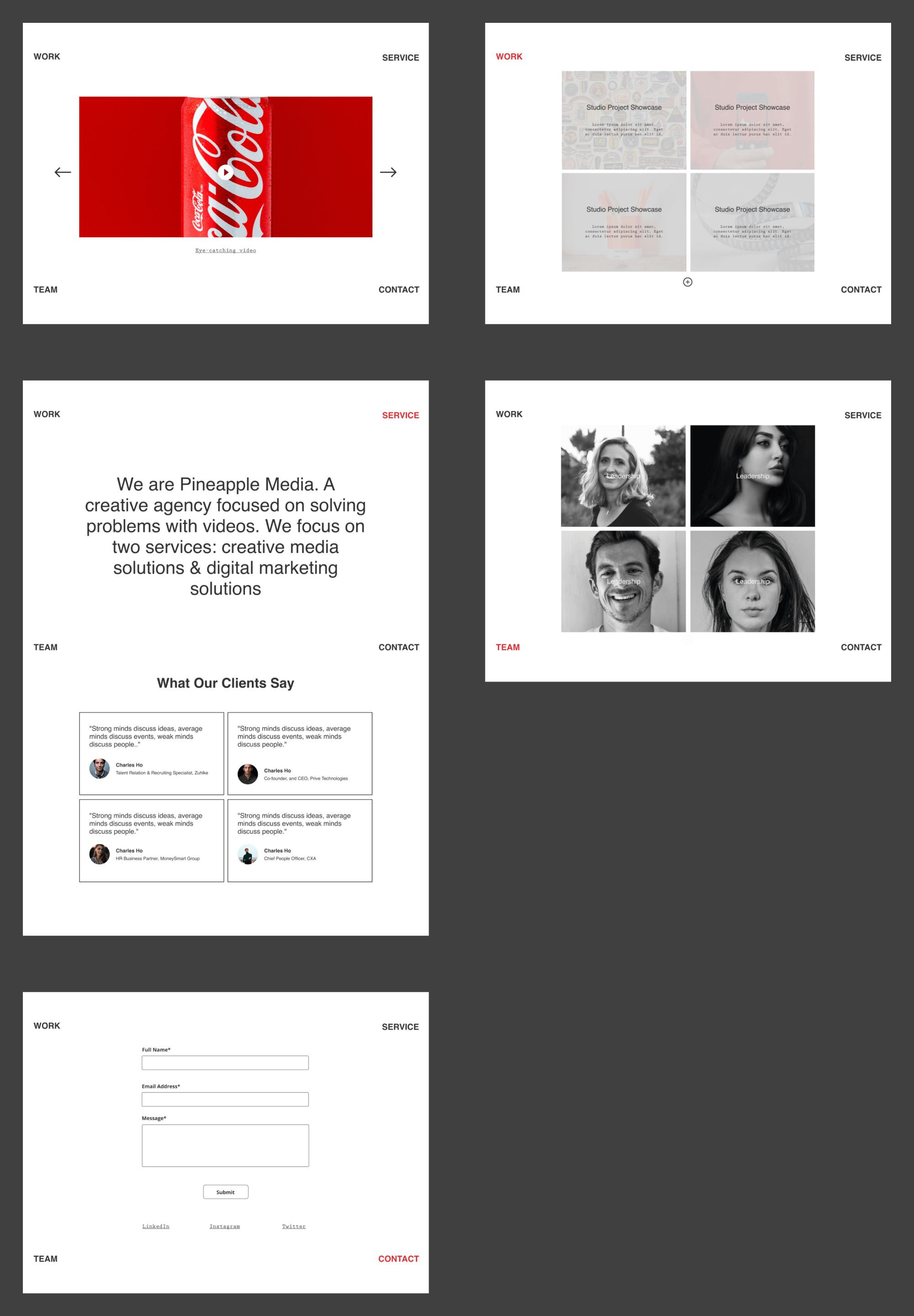 Web Design/Design Studio Web Template presentation image