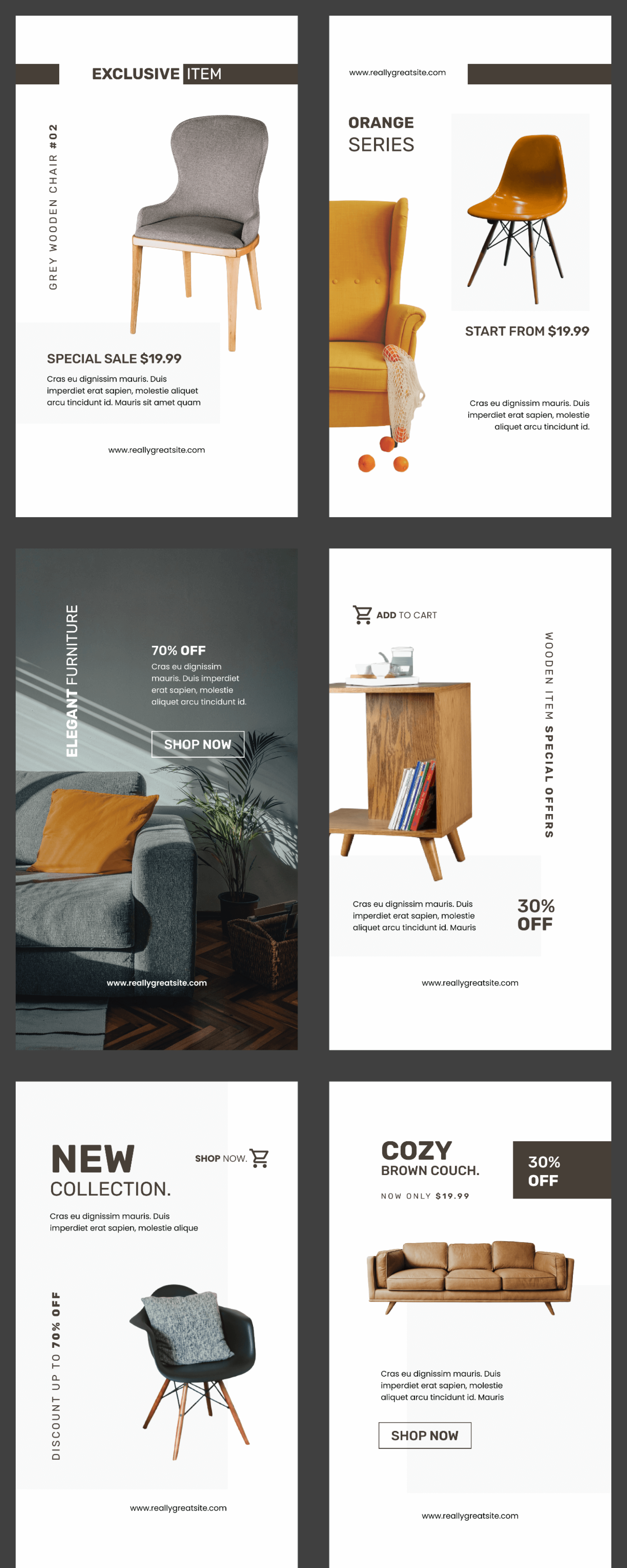 Minimalist Furniture IG Story presentation image