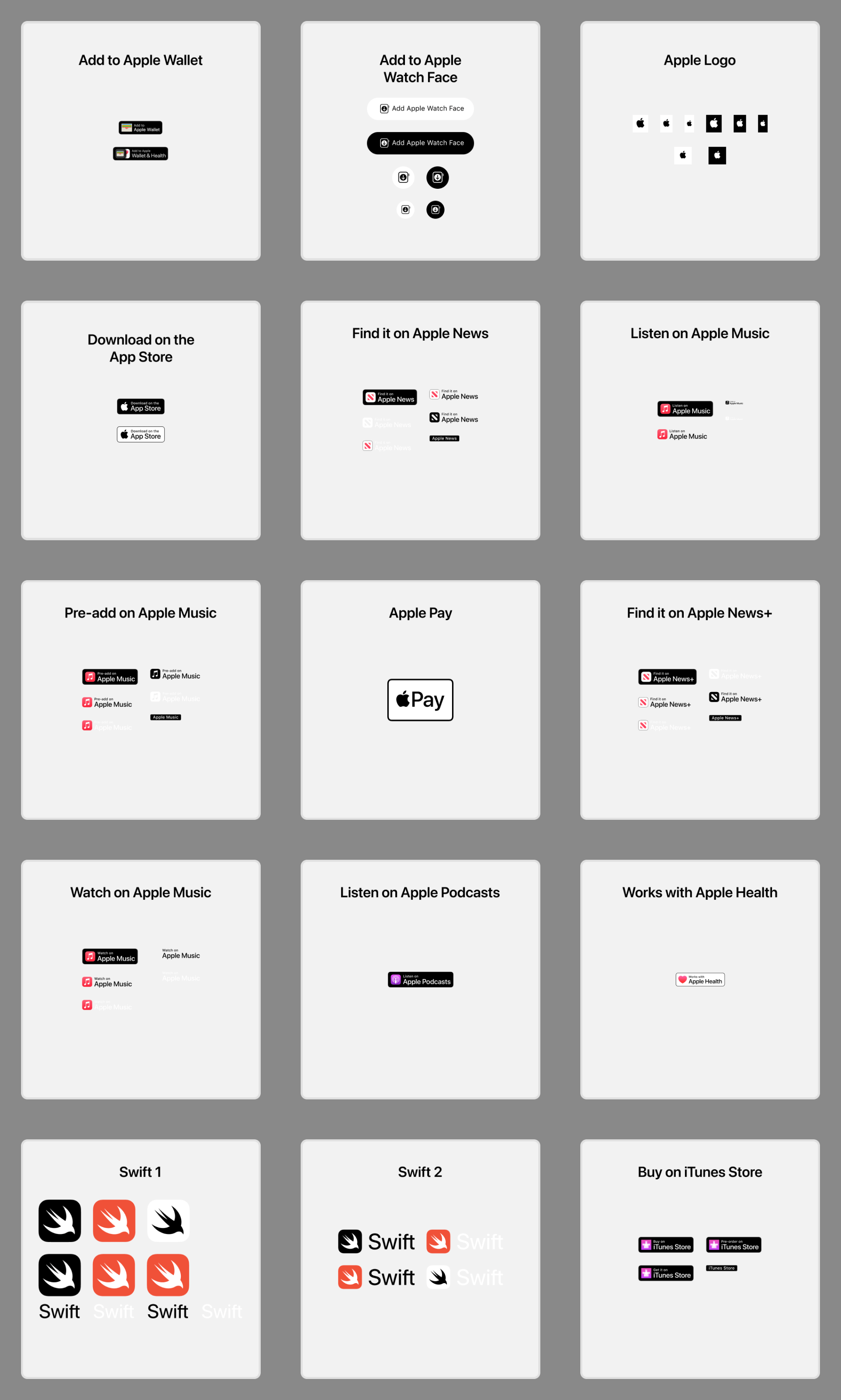Apple Badges and Logos presentation image
