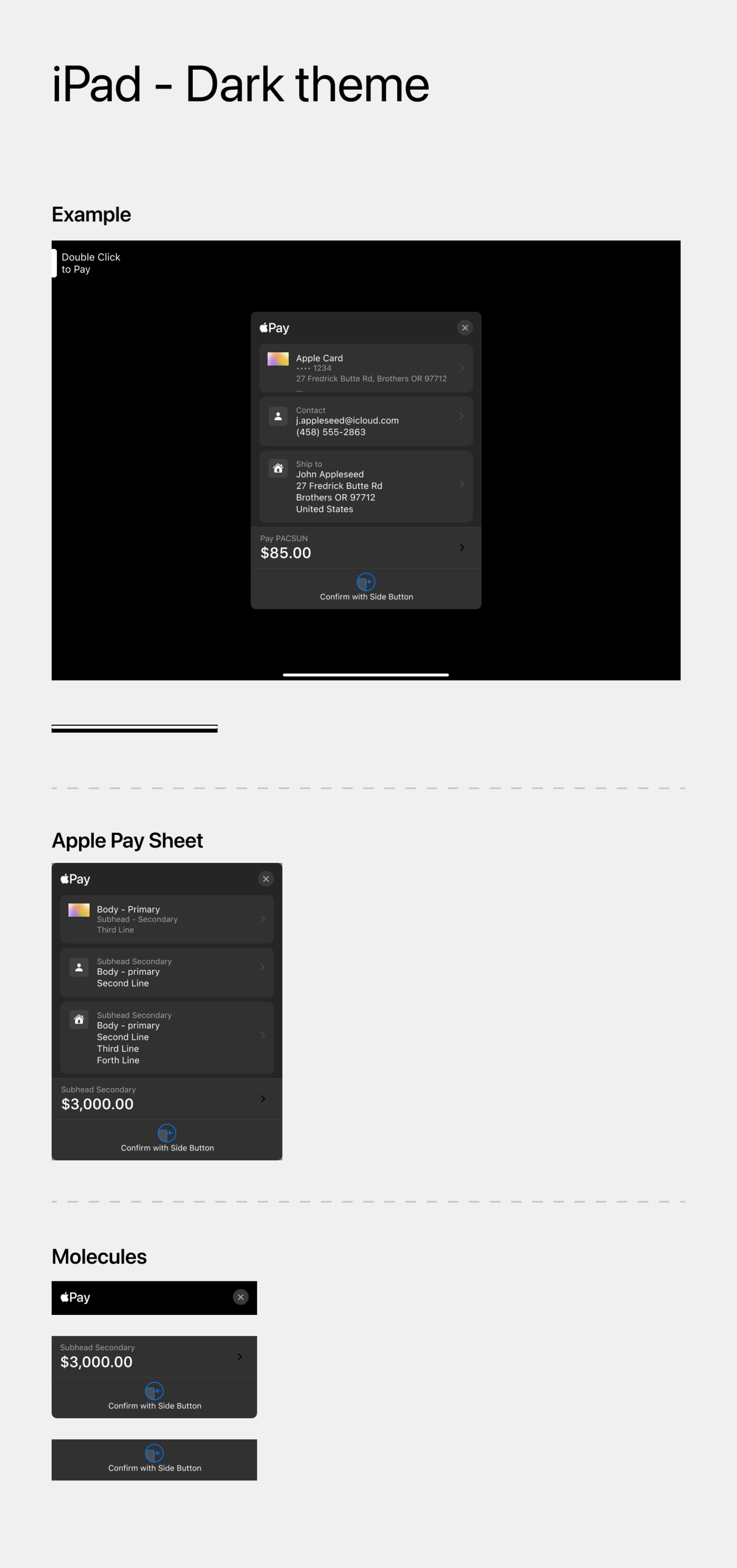 iOS UI Components - Apple Pay presentation image