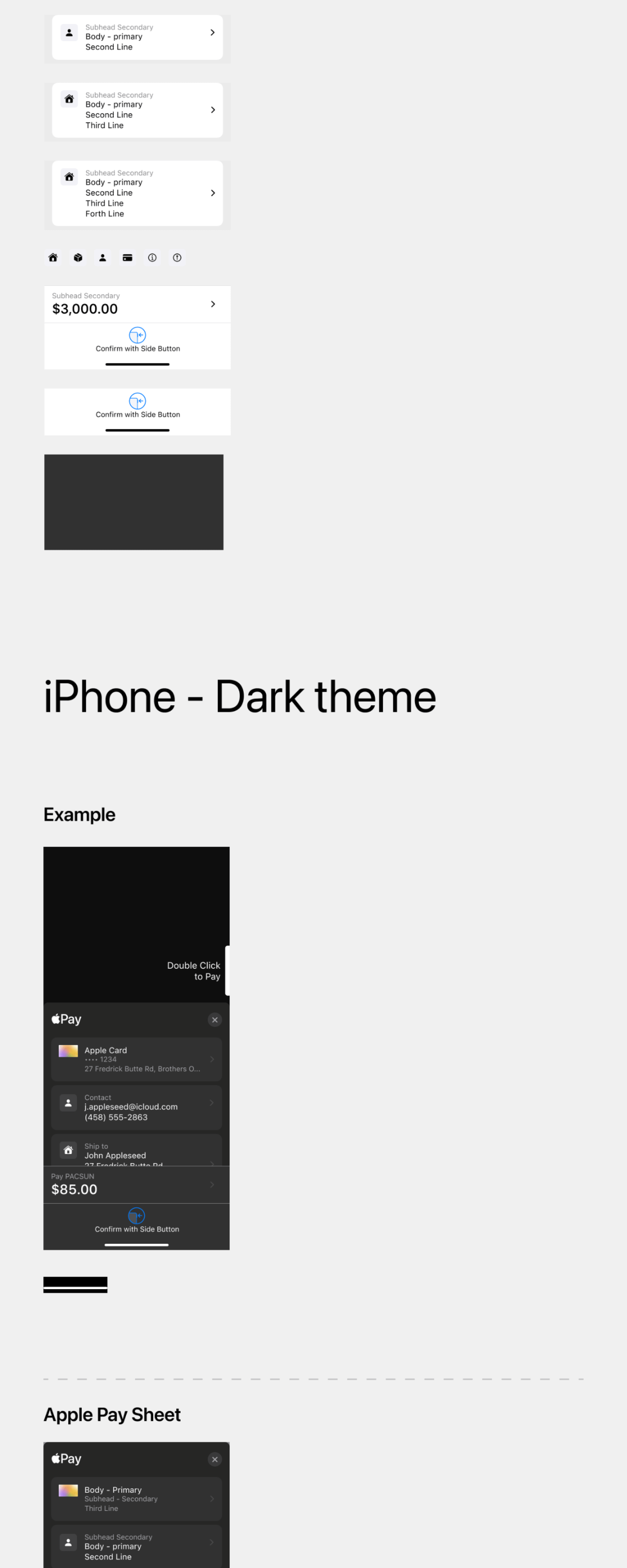 iOS UI Components - Apple Pay presentation image