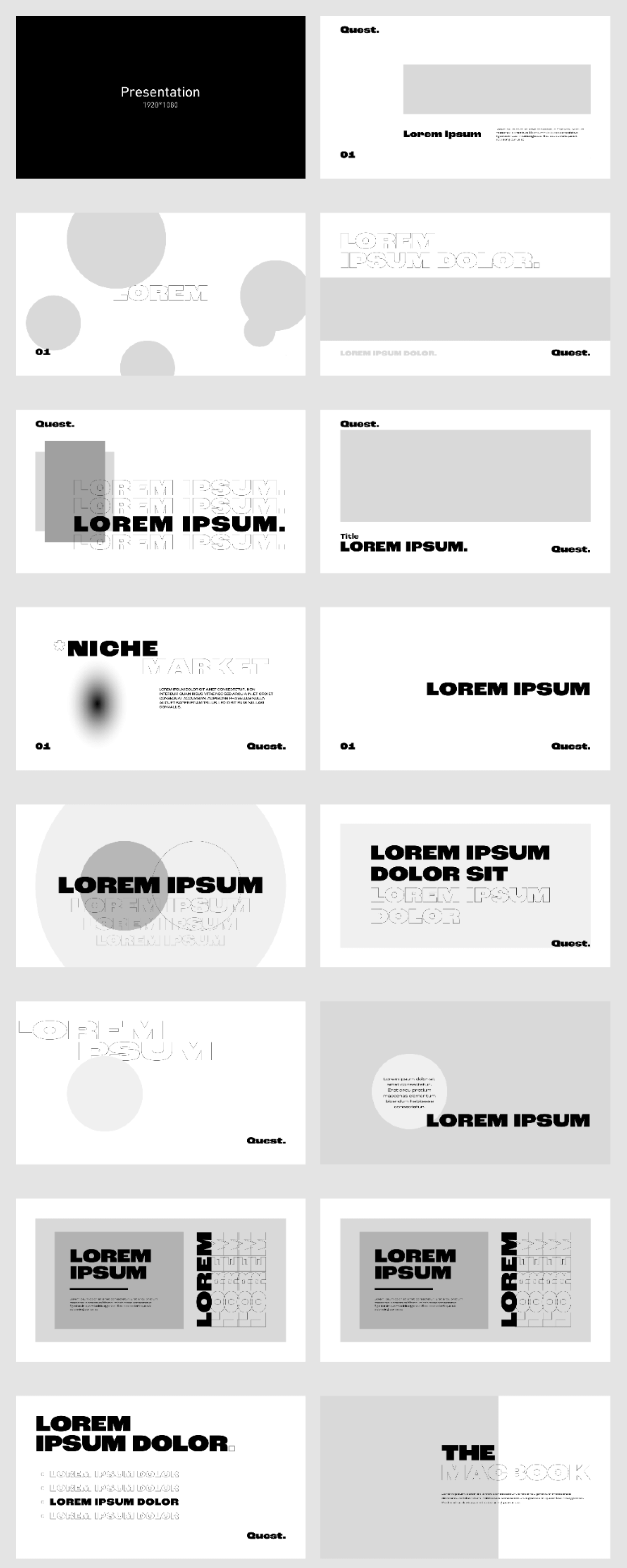 100+ Figma Page Layout Collection (Presentation, A4, A5) presentation image