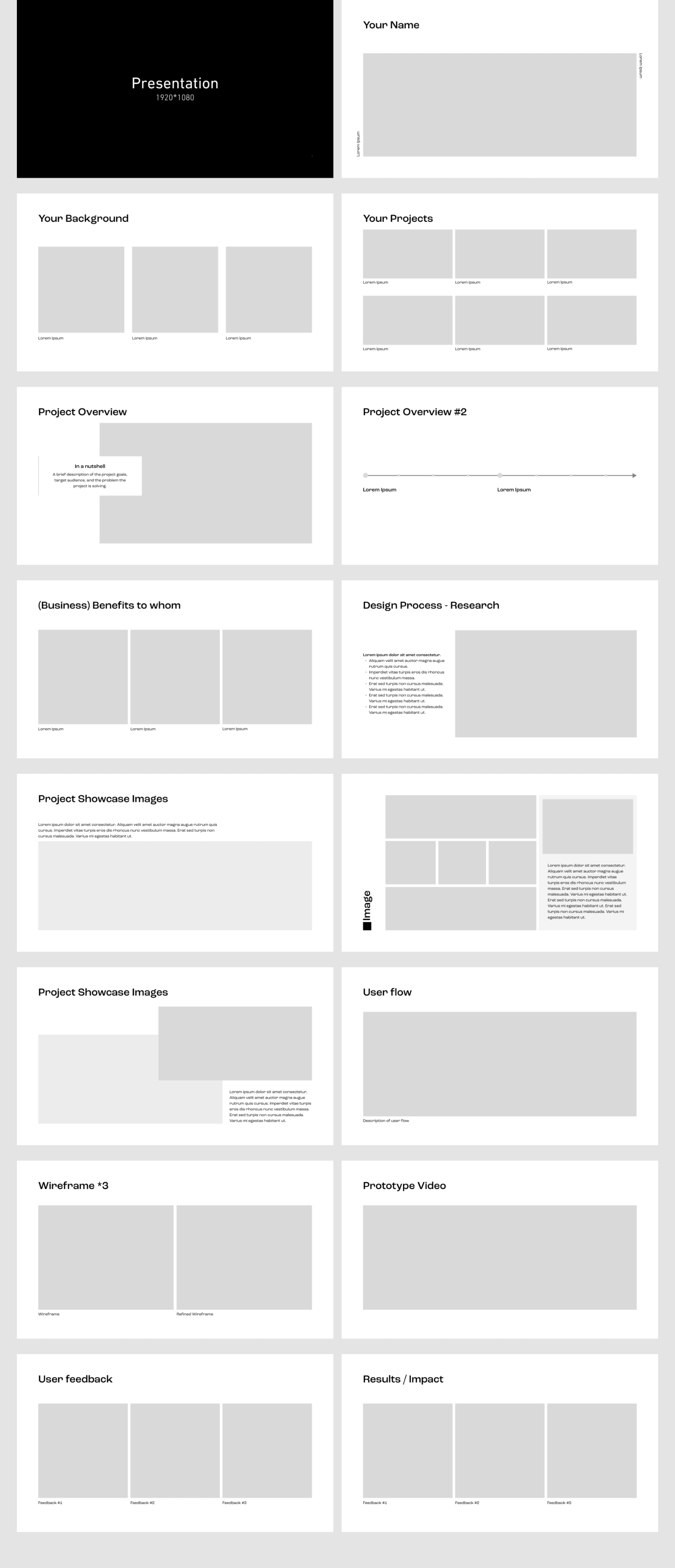 100+ Figma Page Layout Collection (Presentation, A4, A5) presentation image