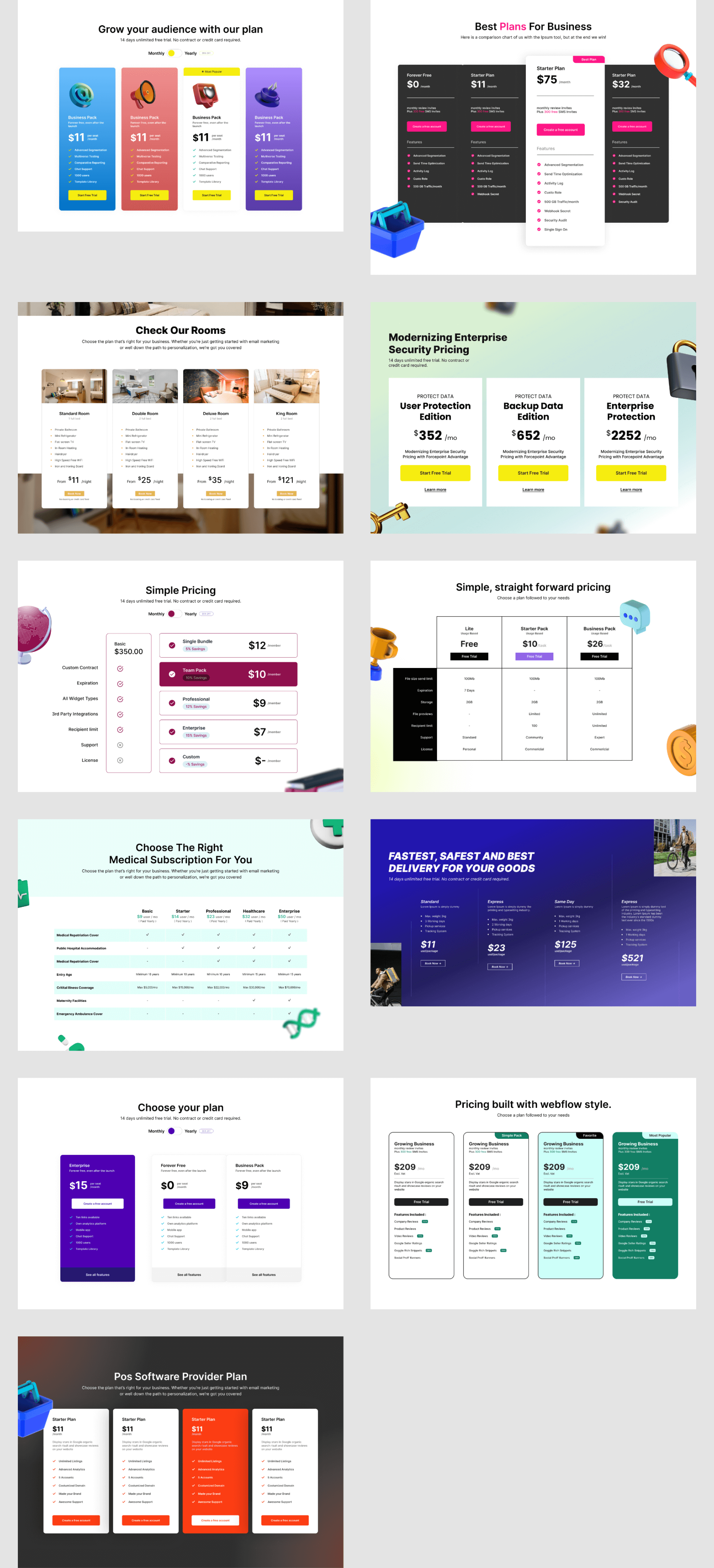 Premium Pricing Page - Free presentation image