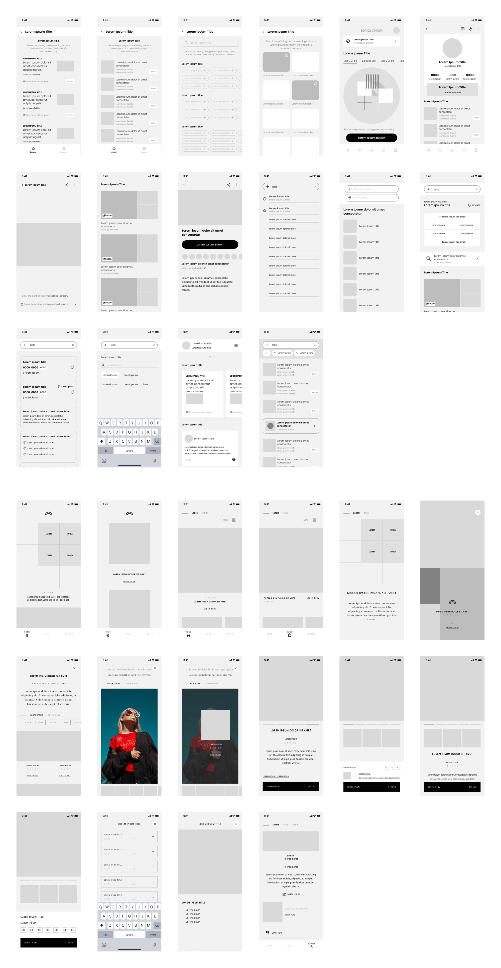 80+ App UI Screens presentation image