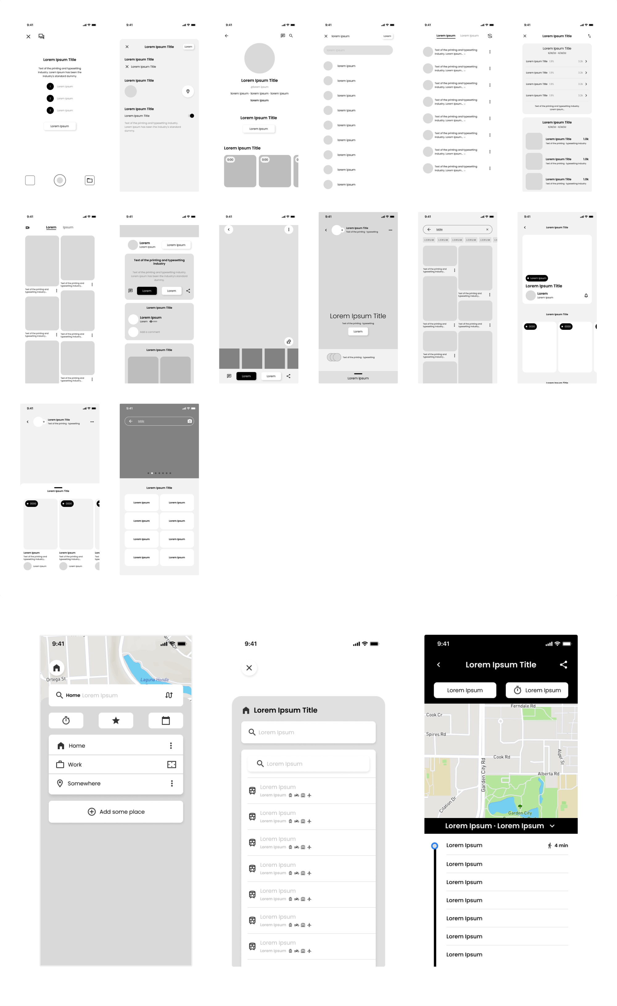 80+ App UI Screens presentation image