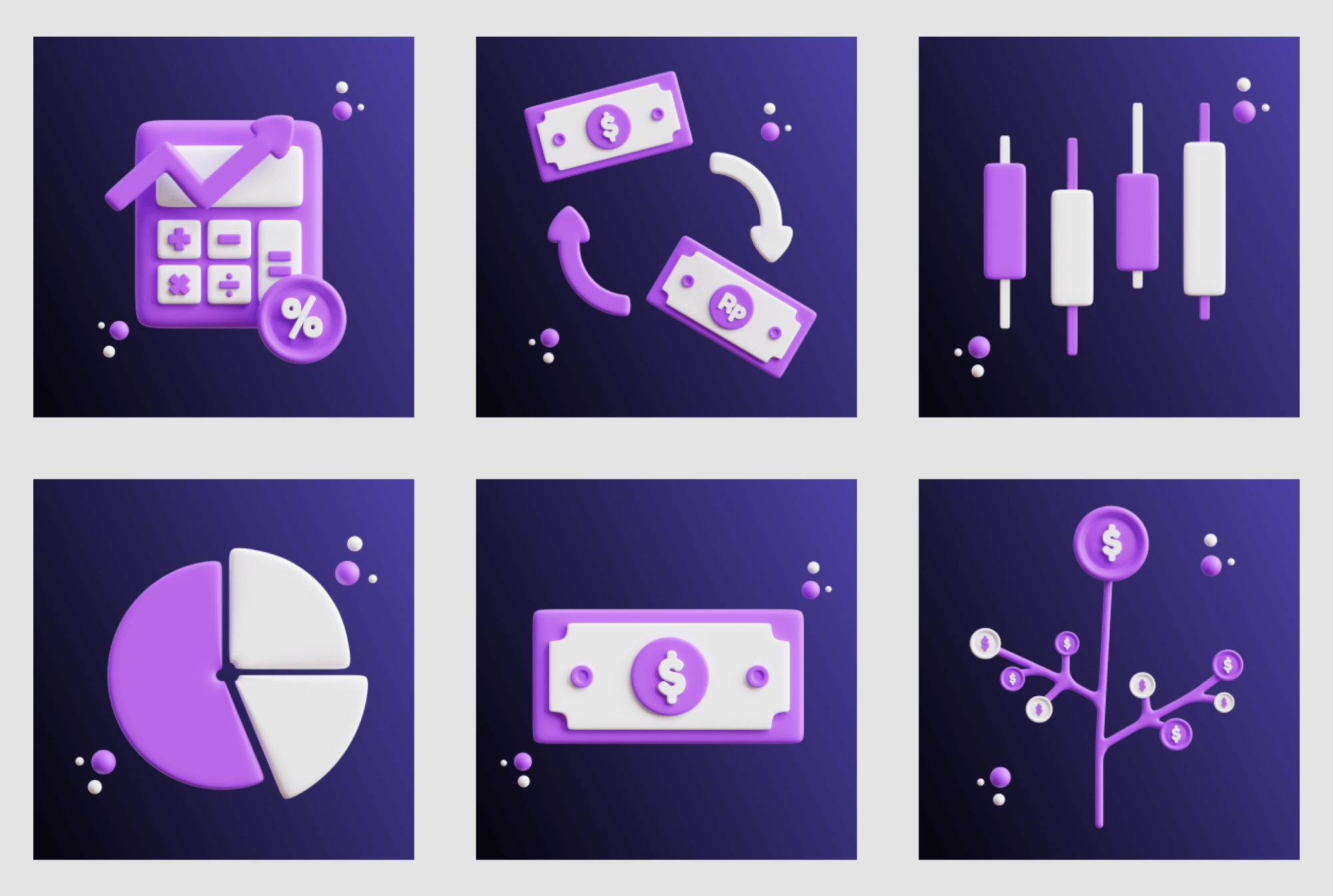 3D Finance Icon (Demo) presentation image