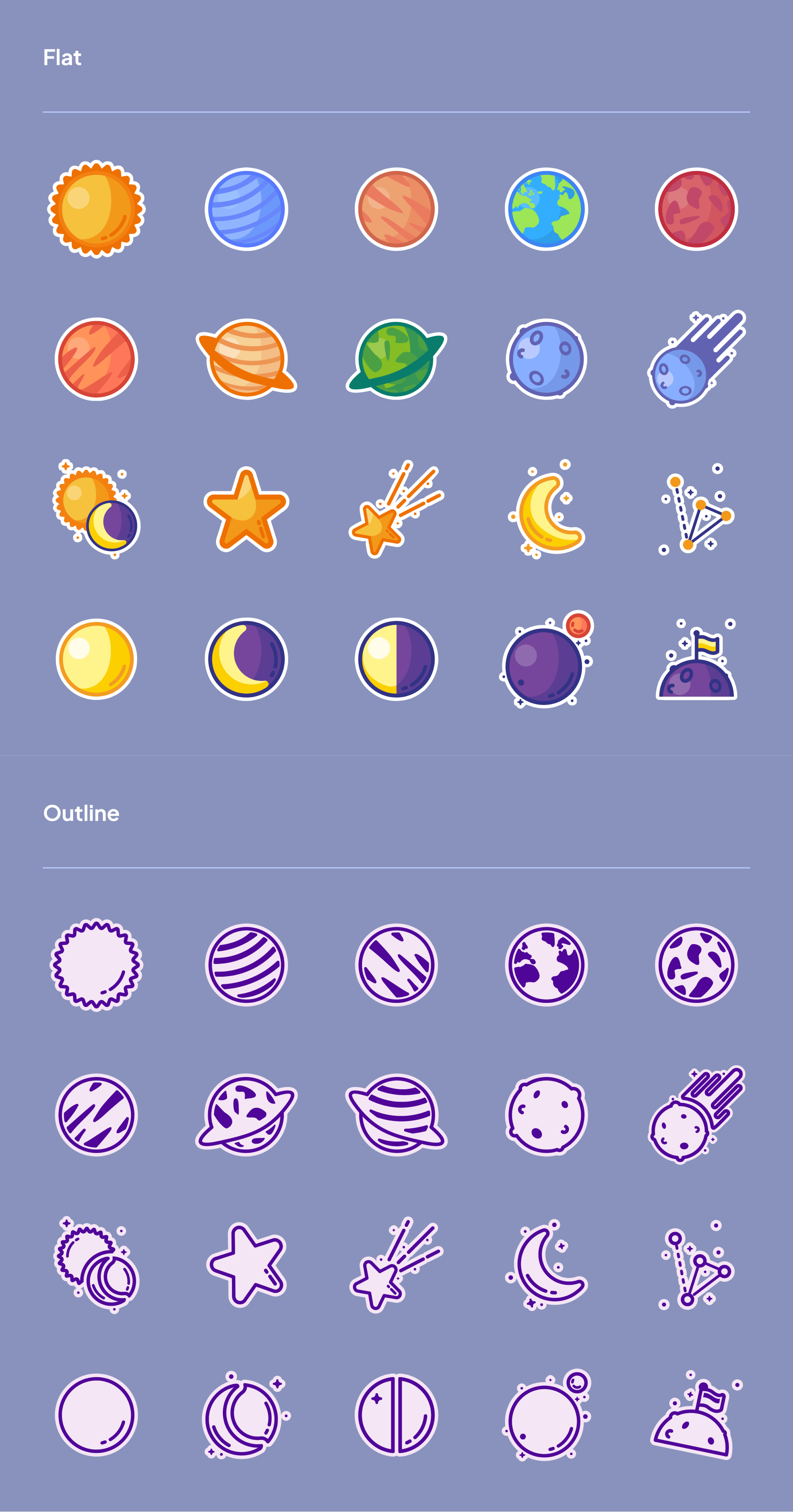 Free Premium Astronomy Icons Illustrations presentation image