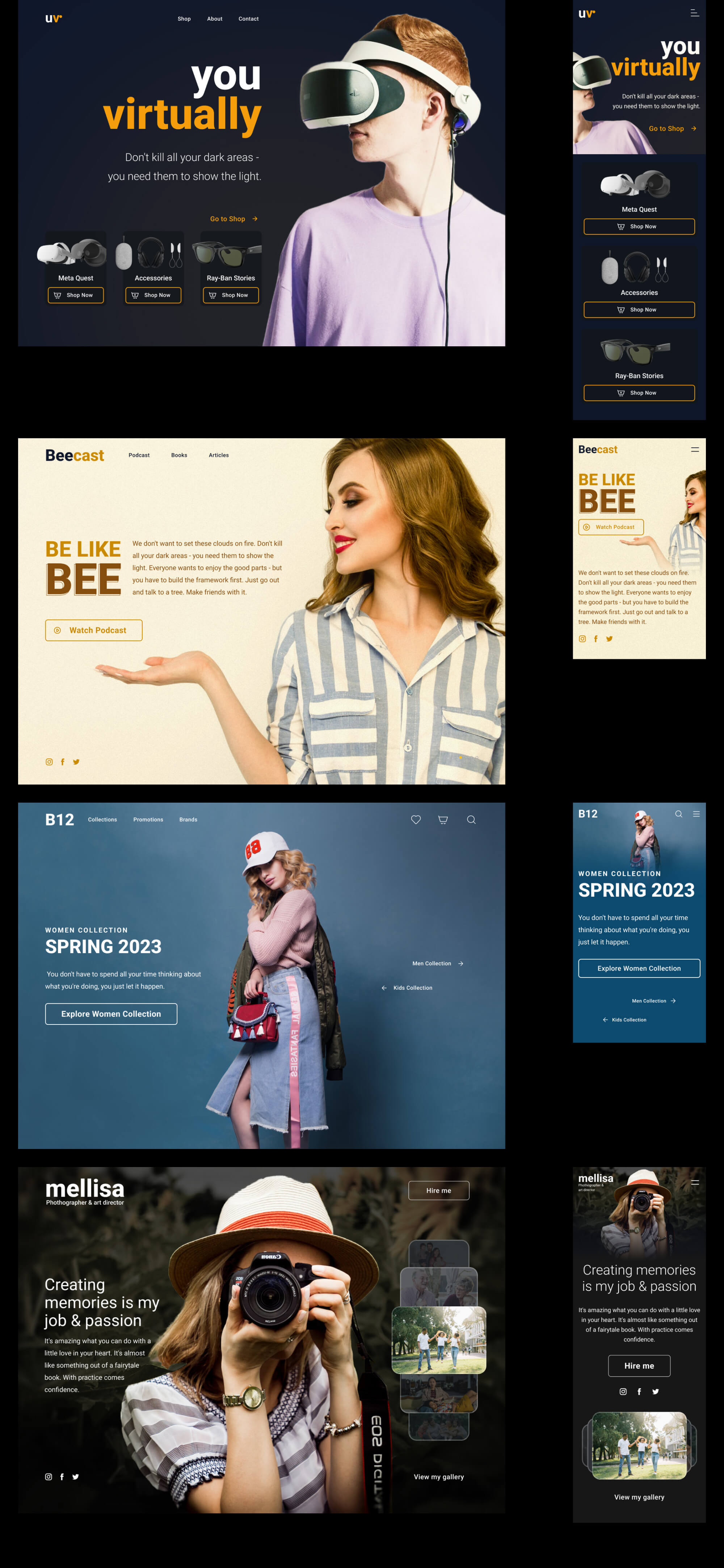 Landing Page Hero Banners presentation image