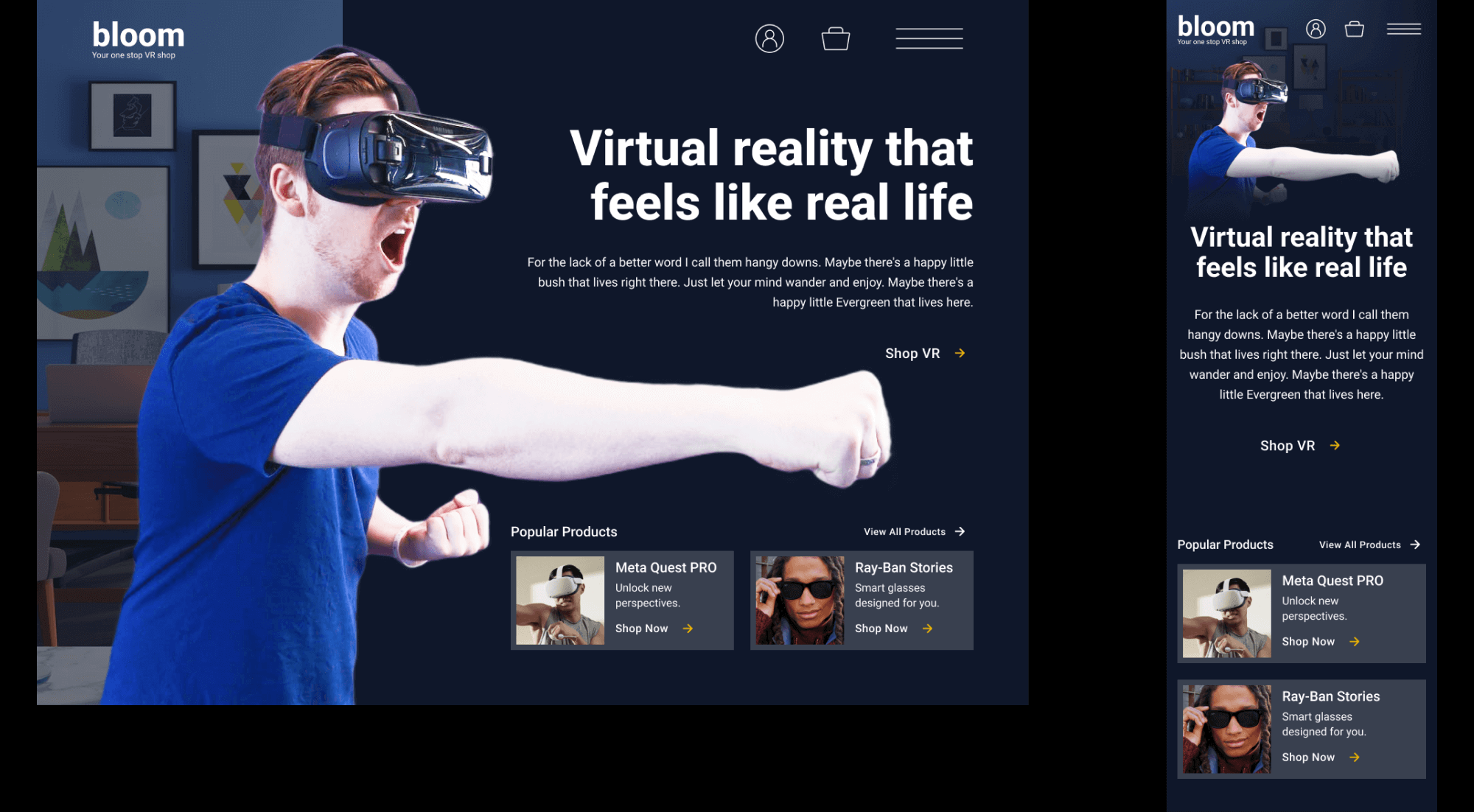 Landing Page Hero Banners presentation image