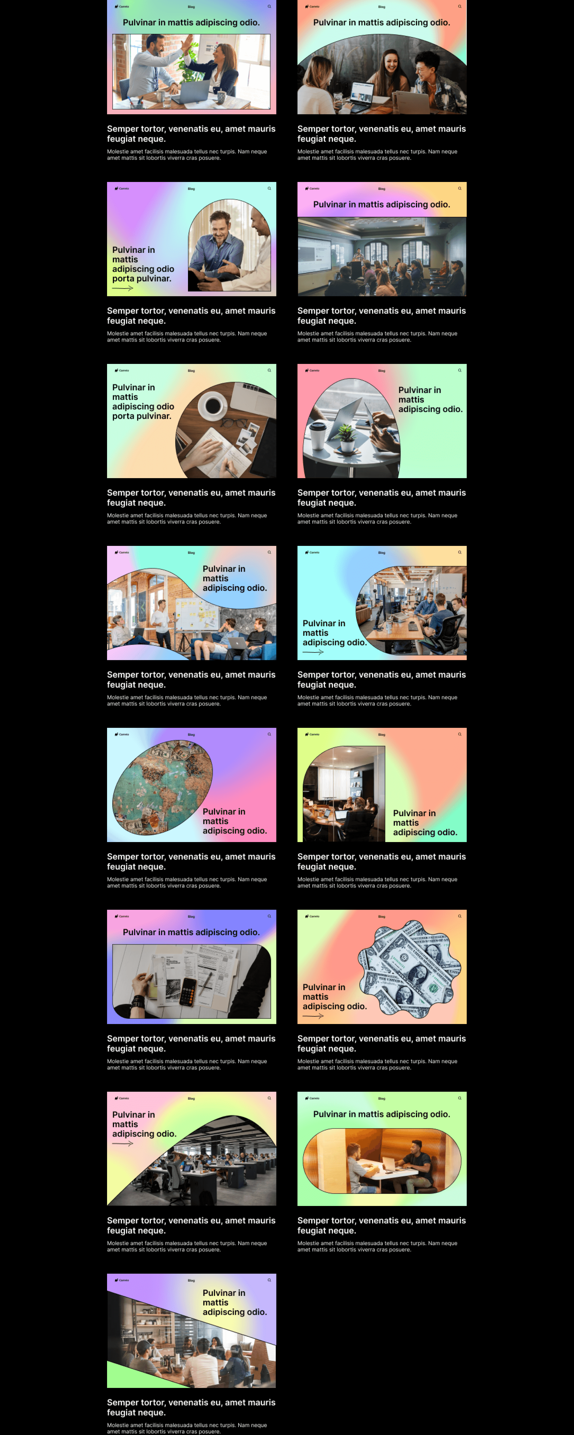 30+ Free Business Blog Cover presentation image