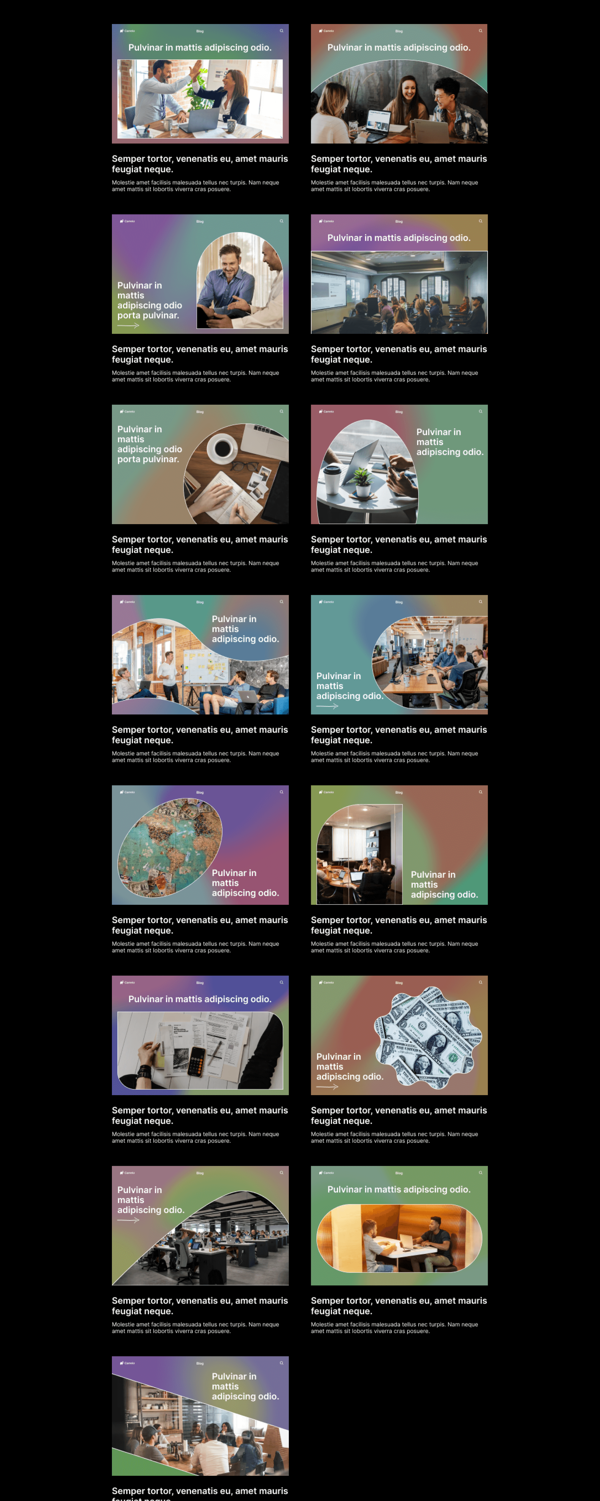 30+ Free Business Blog Cover presentation image