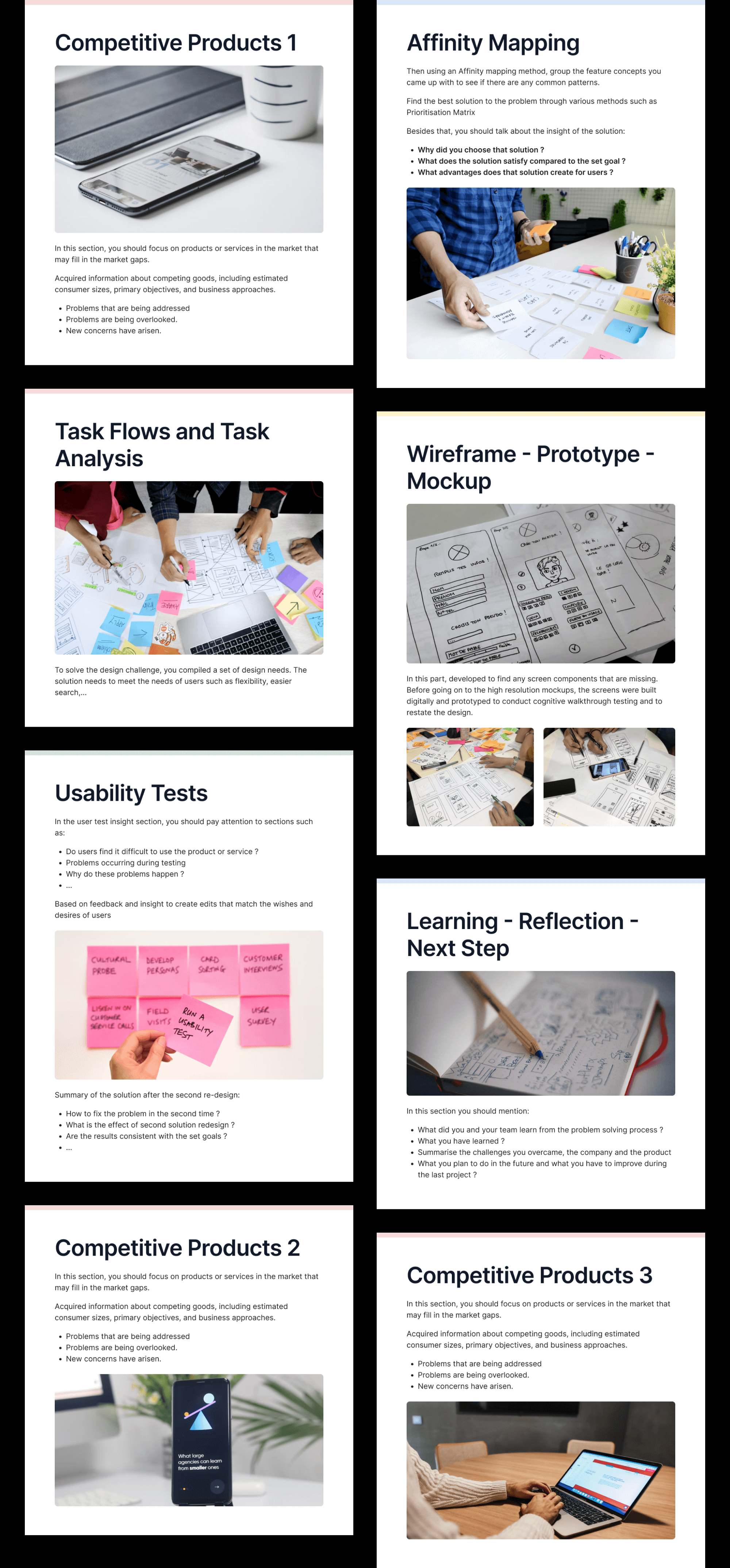 UX Case Study Portfolio Layout Guide presentation image