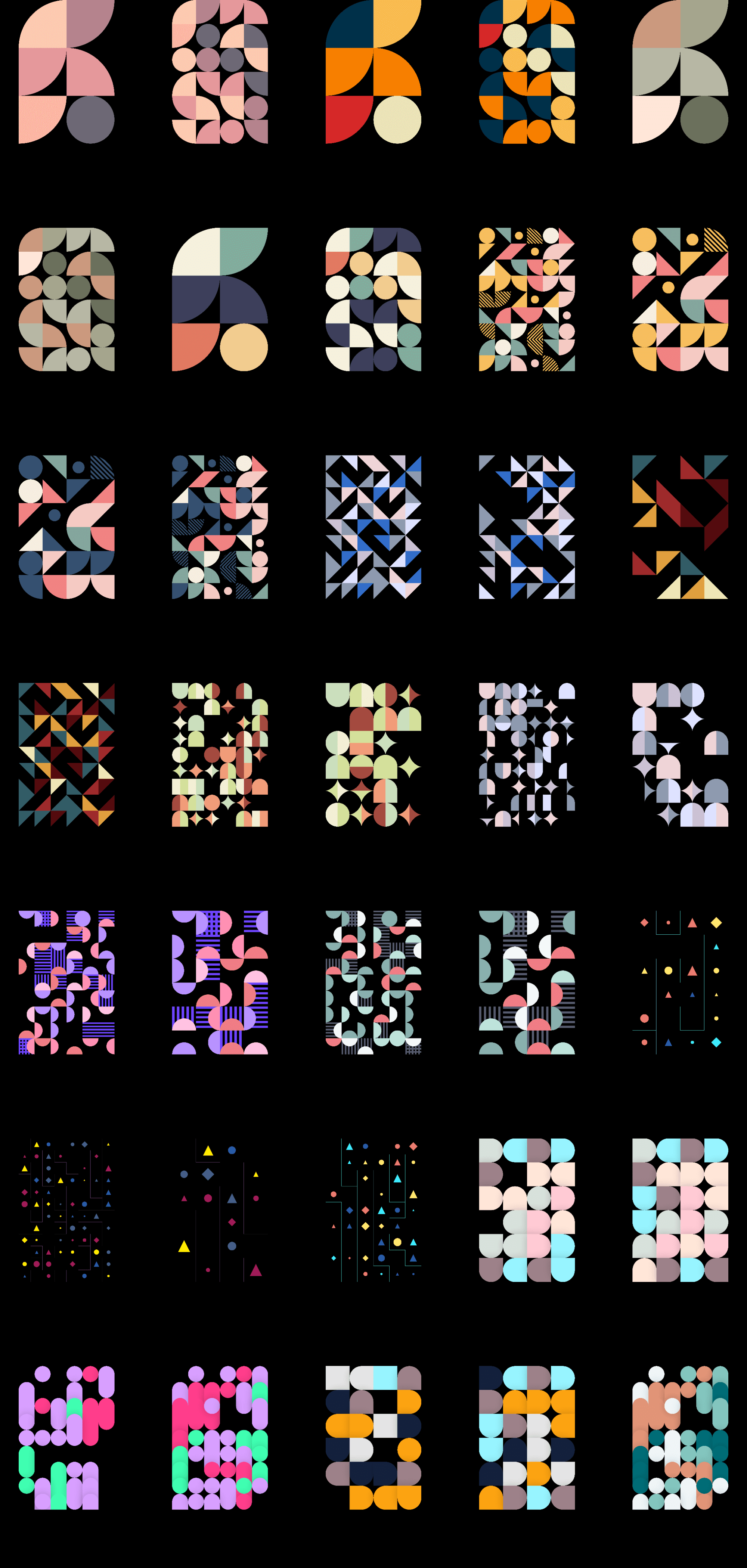 30+ Free Patterns Background presentation image