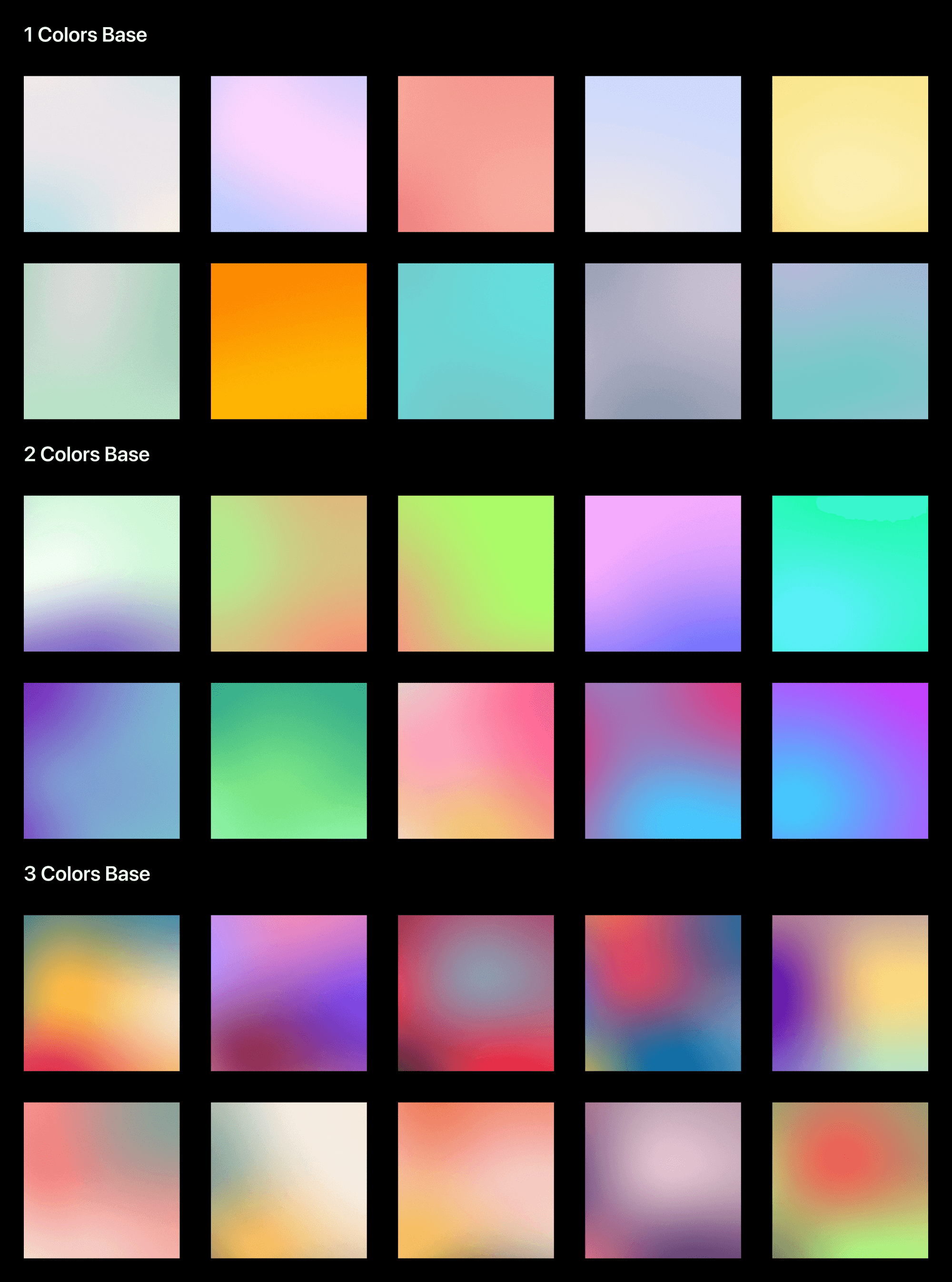 30 Noise and Gradient Wallpapers/Background presentation image