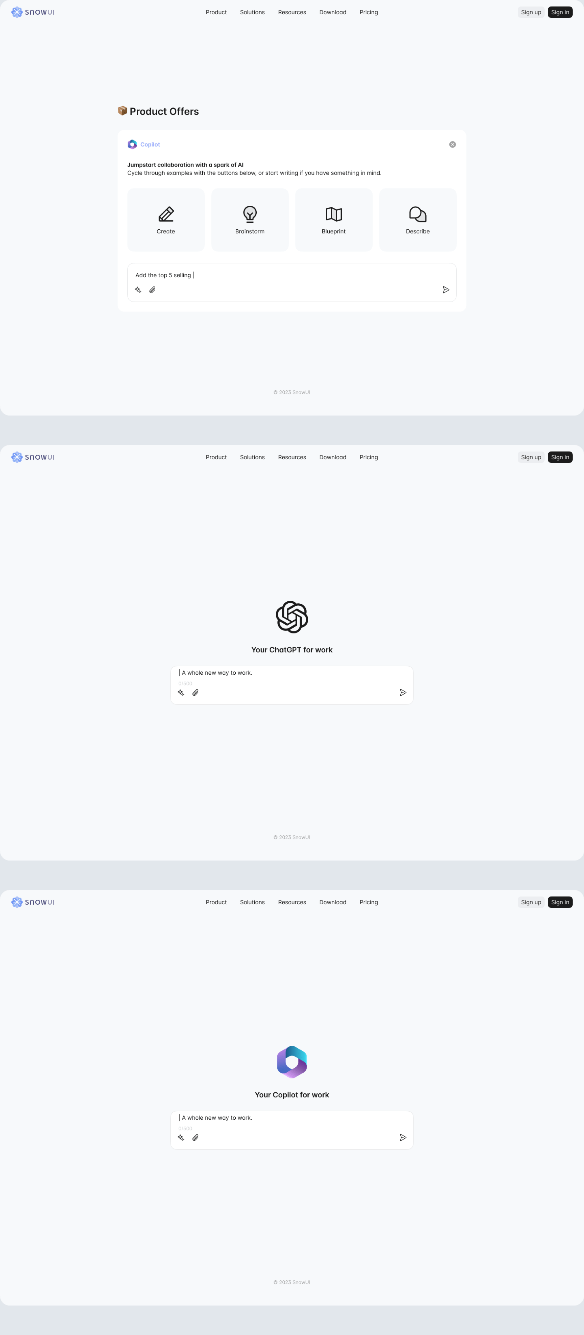 Copilot UI Kit presentation image