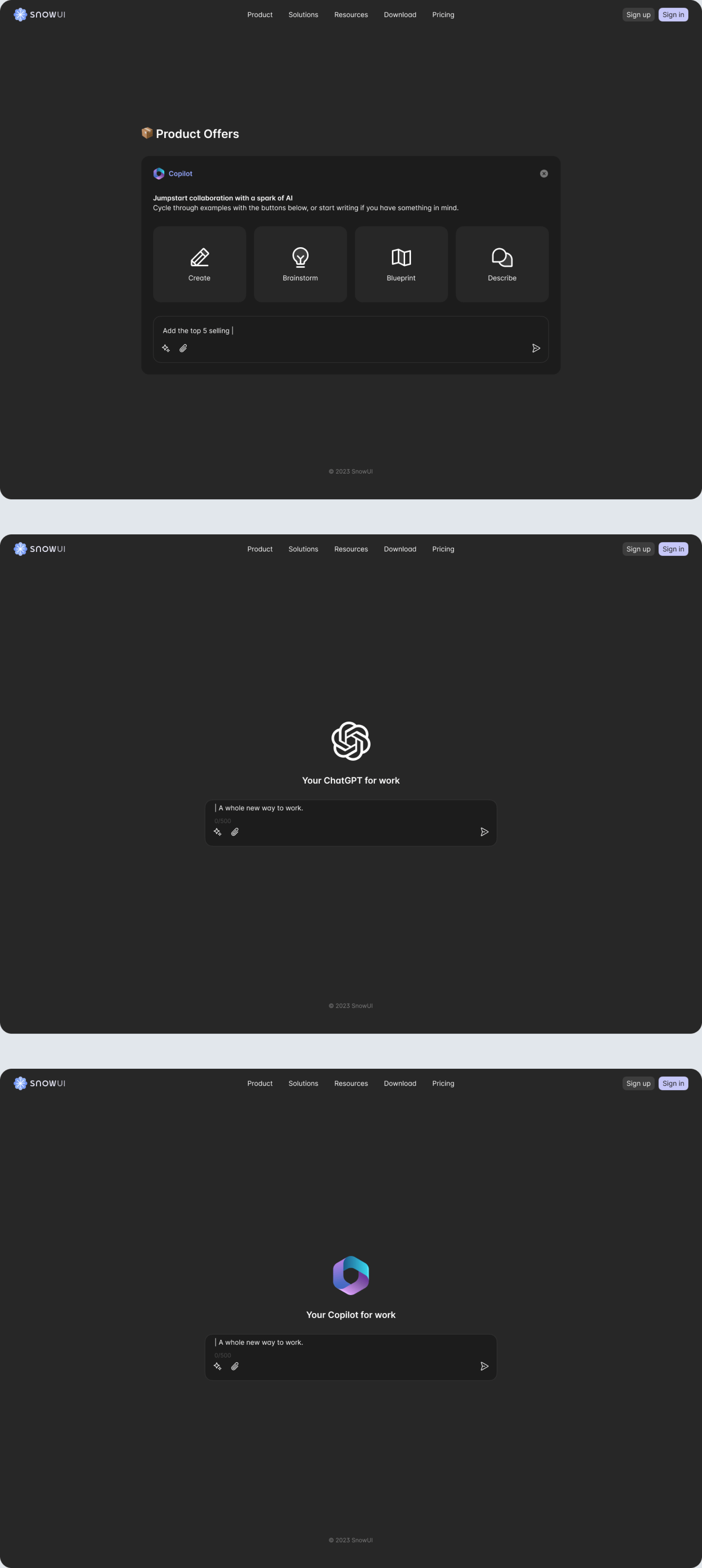 Copilot UI Kit presentation image
