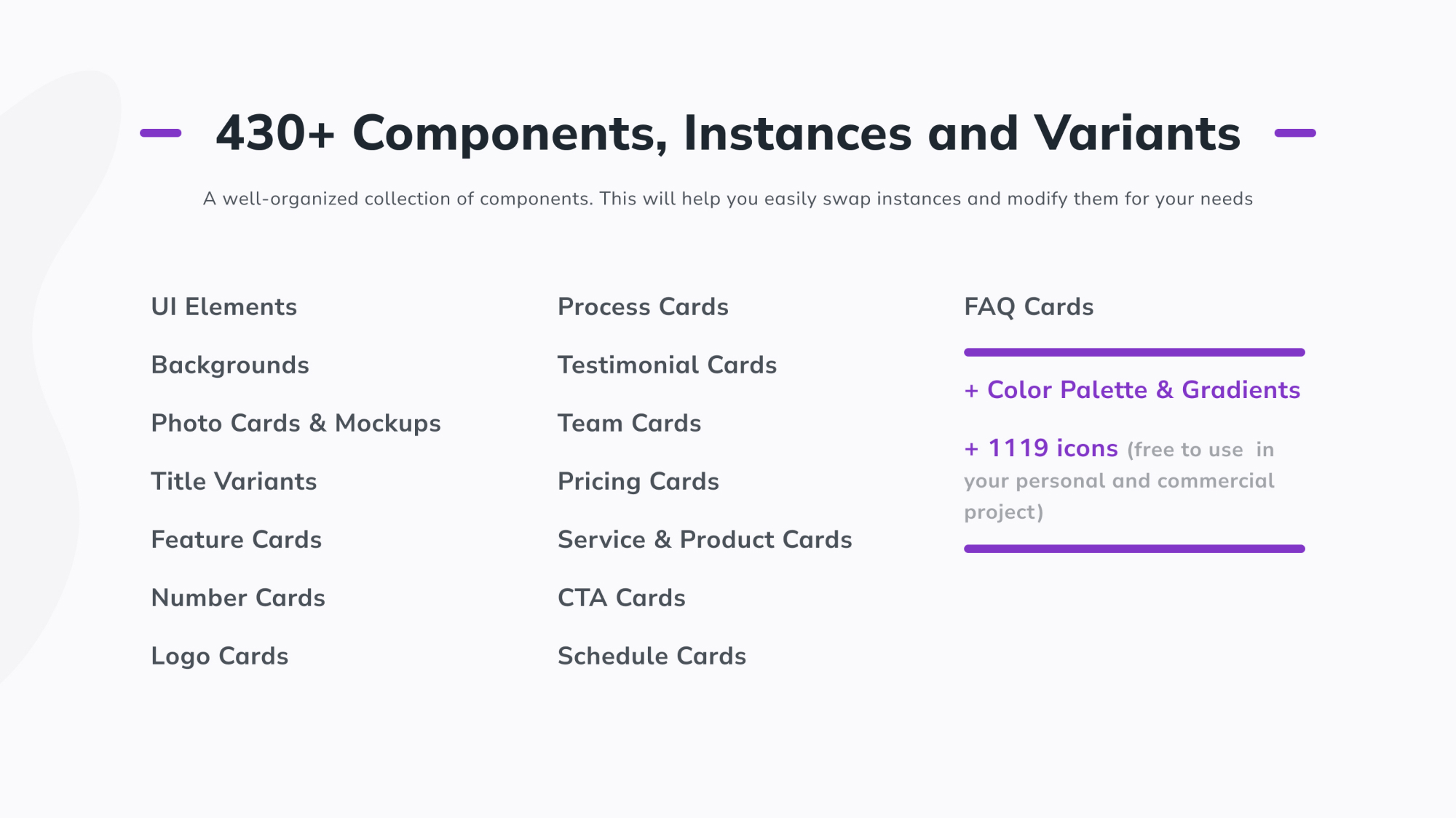 LP Vitryna - Landing Page UI Kit (Free Templates) presentation image