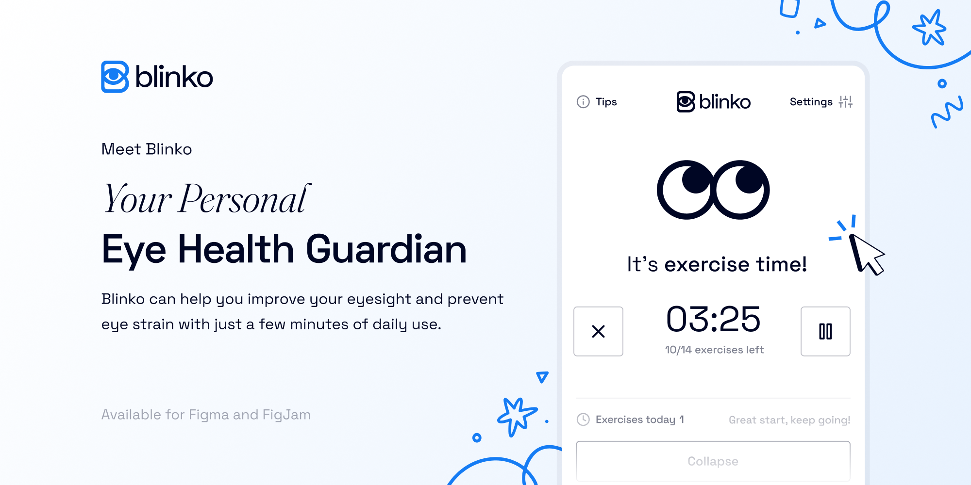 Blinko plugin for Figma & FigJam presentation image