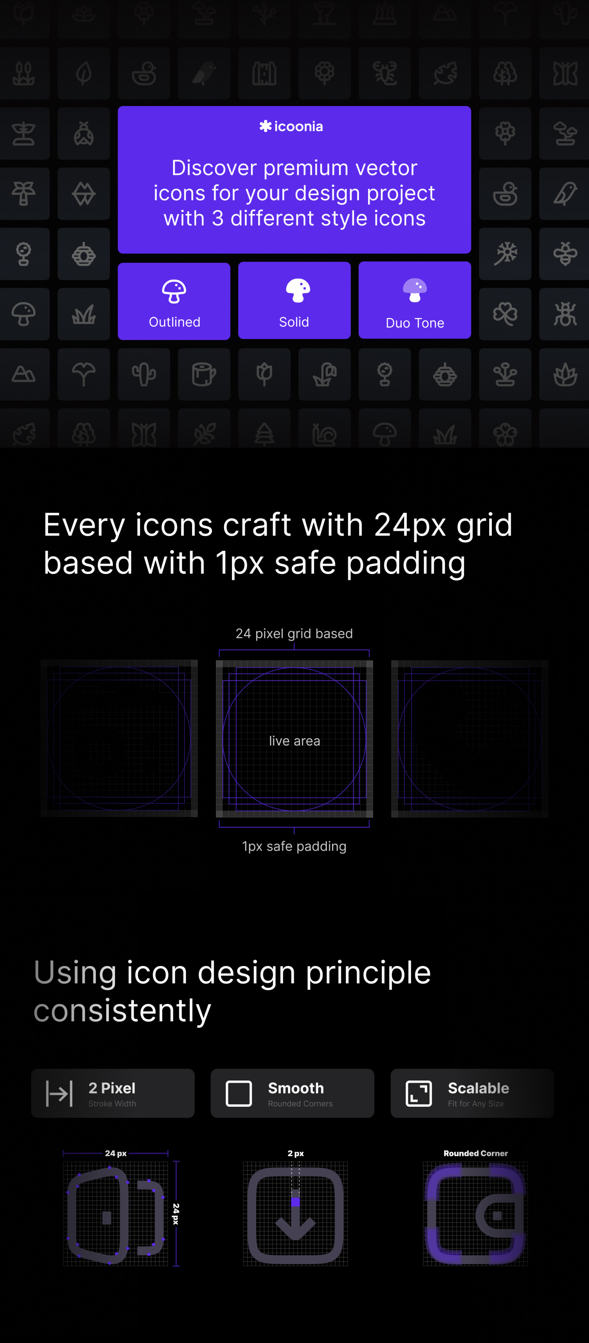 Icoonia - Nature Icon Pack presentation image