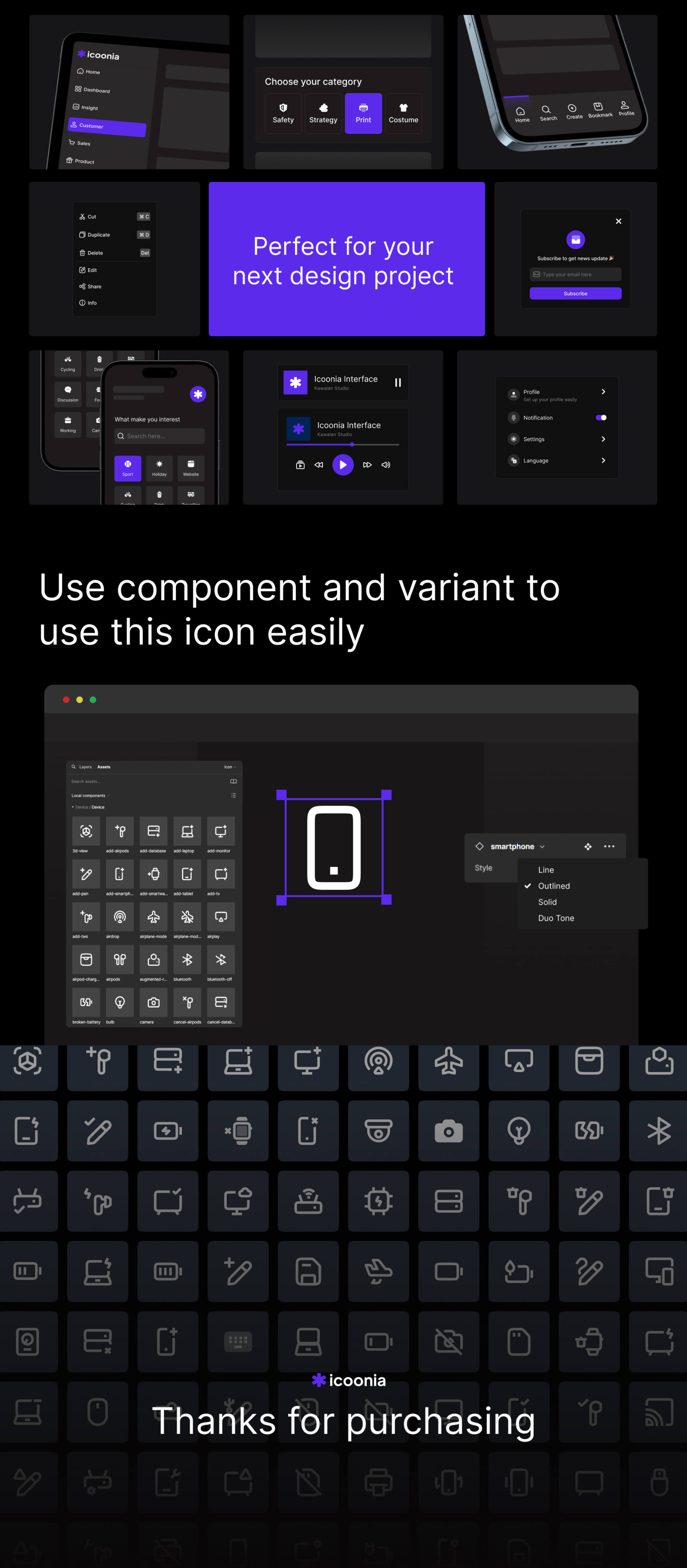 Icoonia - Device Icon Pack presentation image