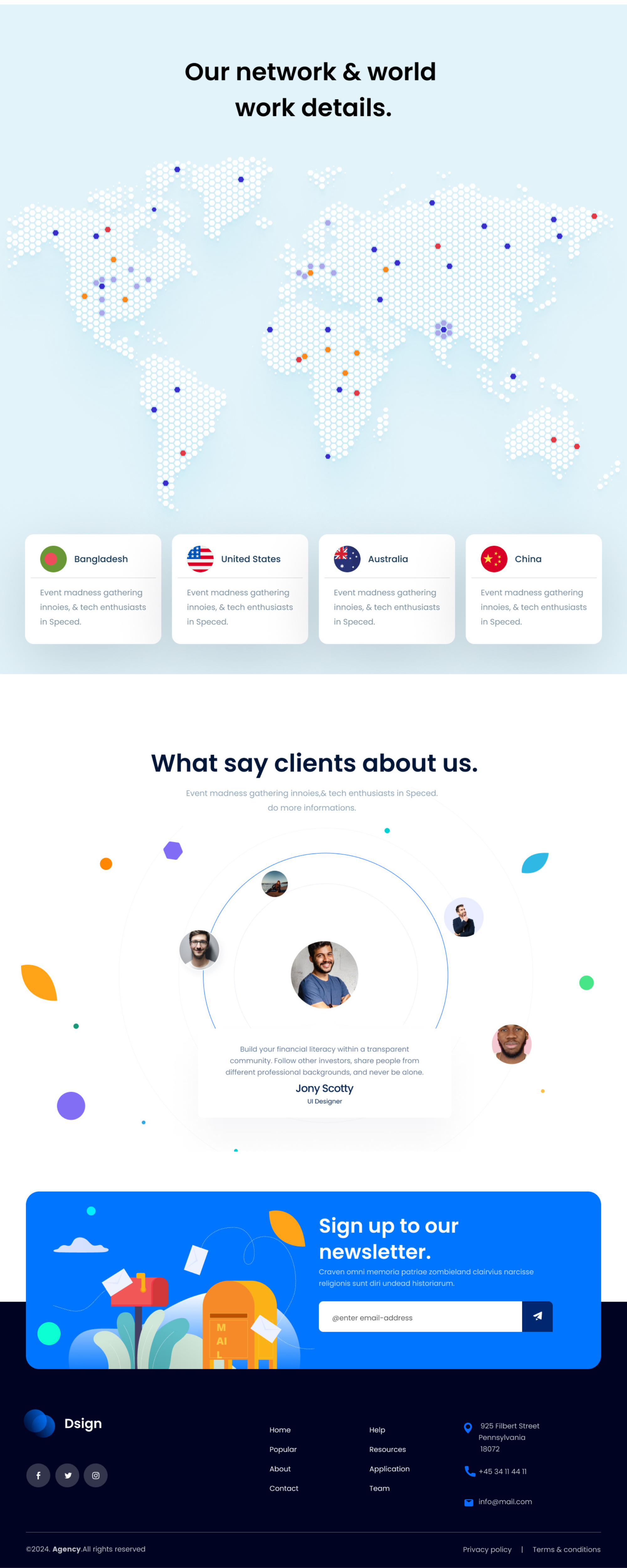 Dsign Free NextJs Landing Page Template presentation image