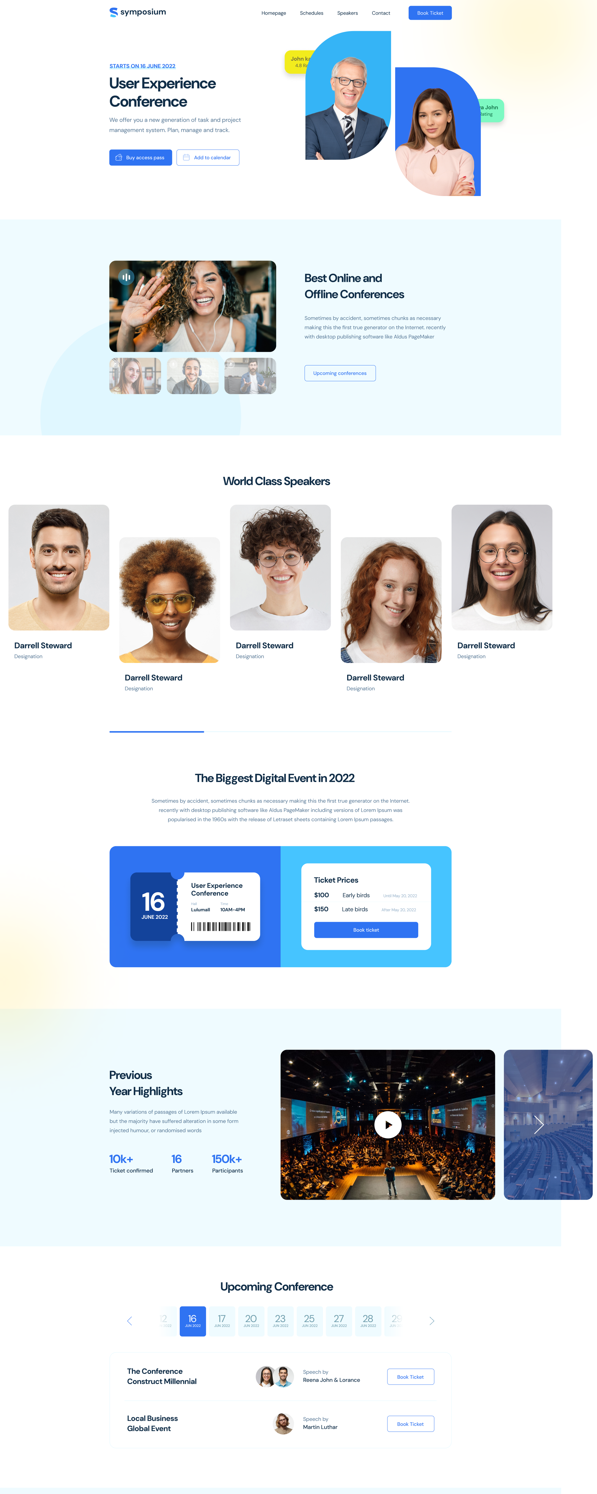 Symposium Pro NextJs Project Management System Website Template presentation image